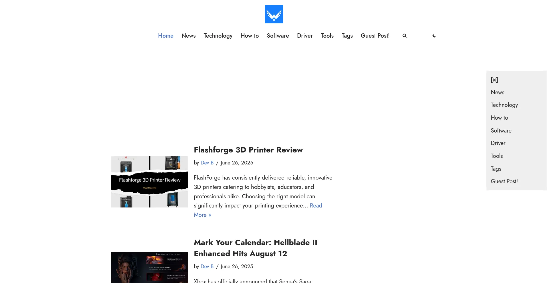 Website screenshot of Waredata.com