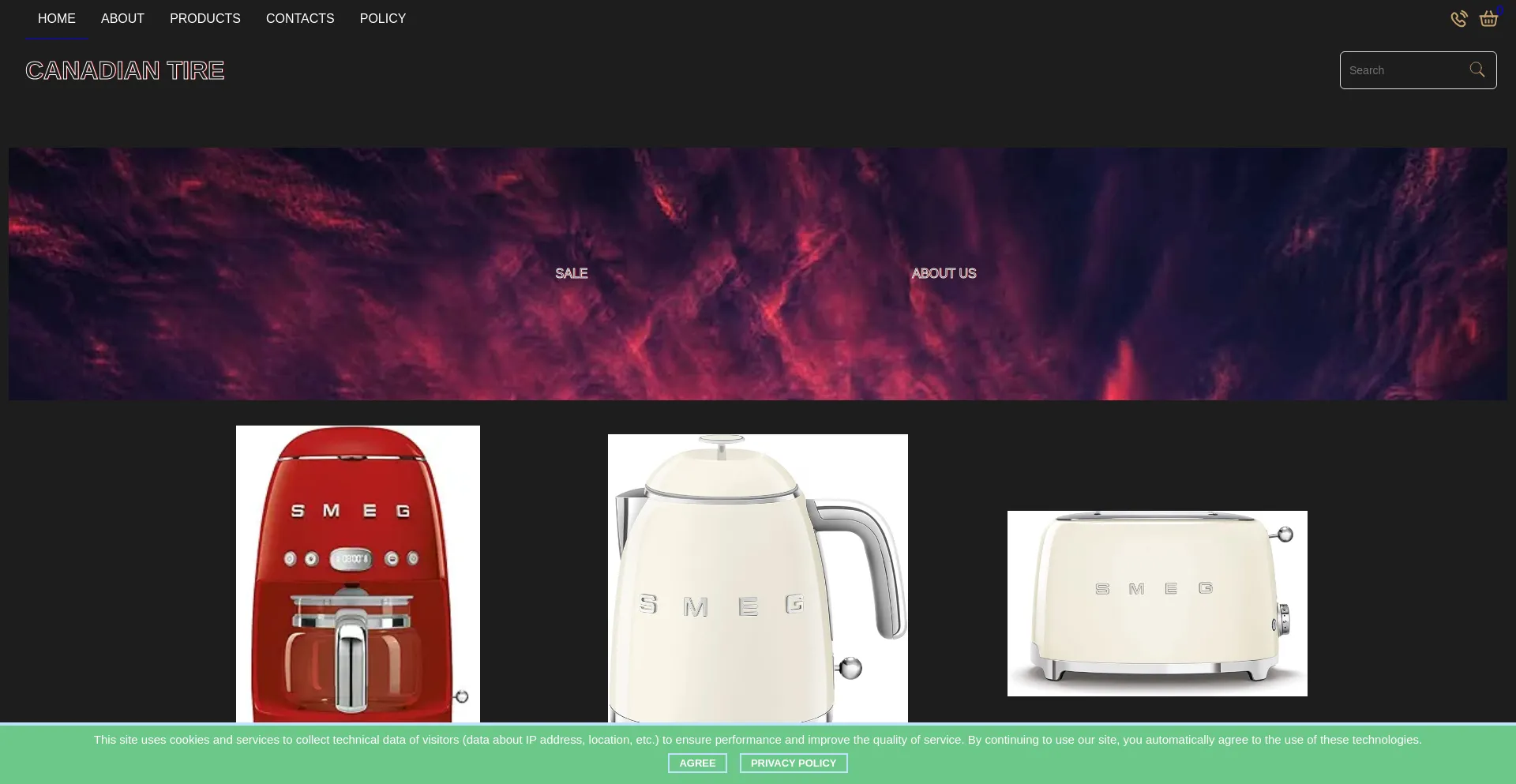 Website screenshot of Warmgleam.life
