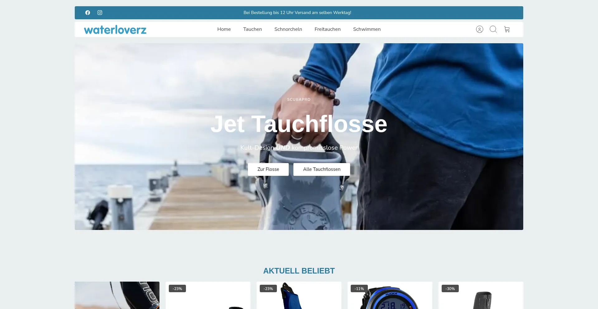 Waterloverz.com Screenshot