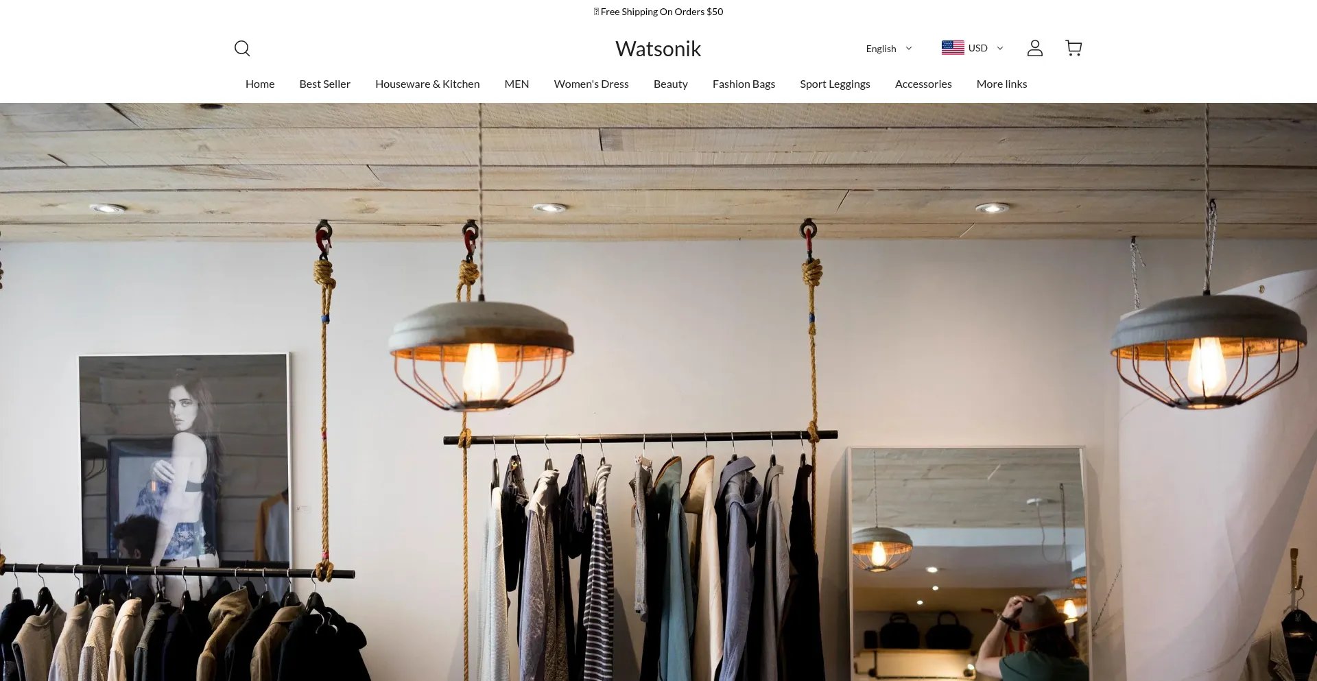 Website screenshot of Watsonik.com