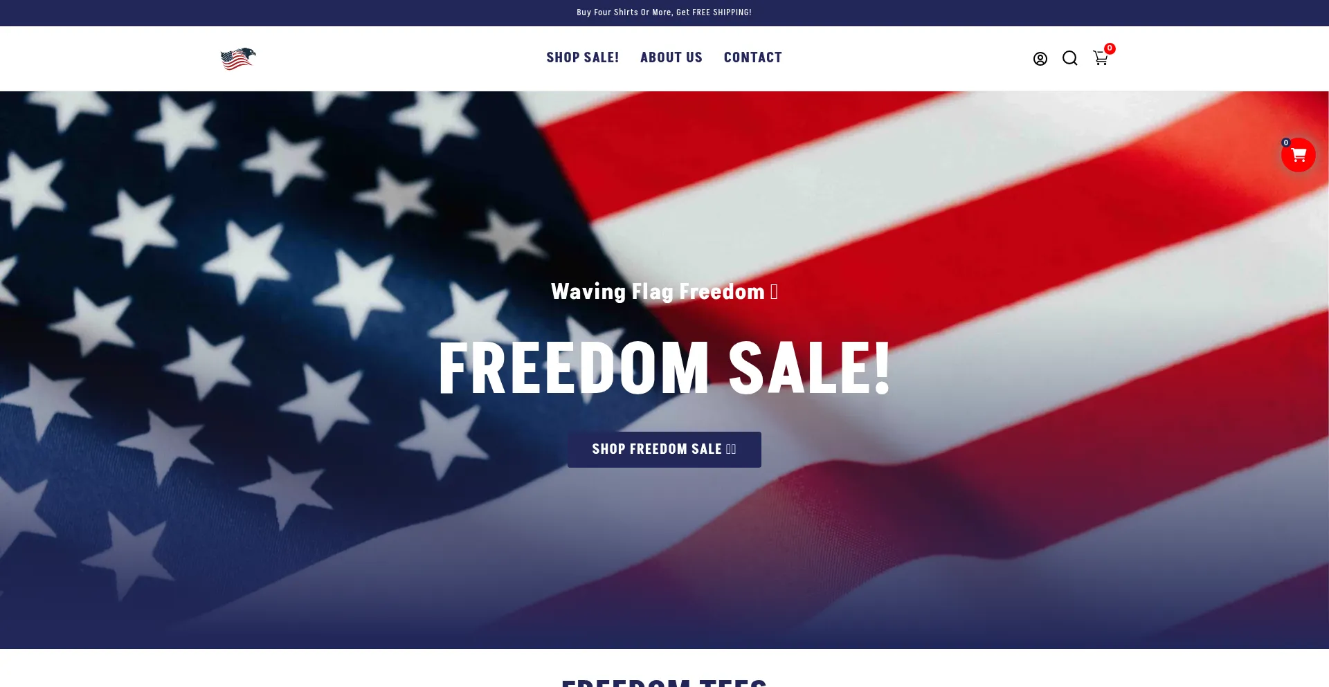 ¿És Seguro y Confiable Wavingflagfreedom.com?