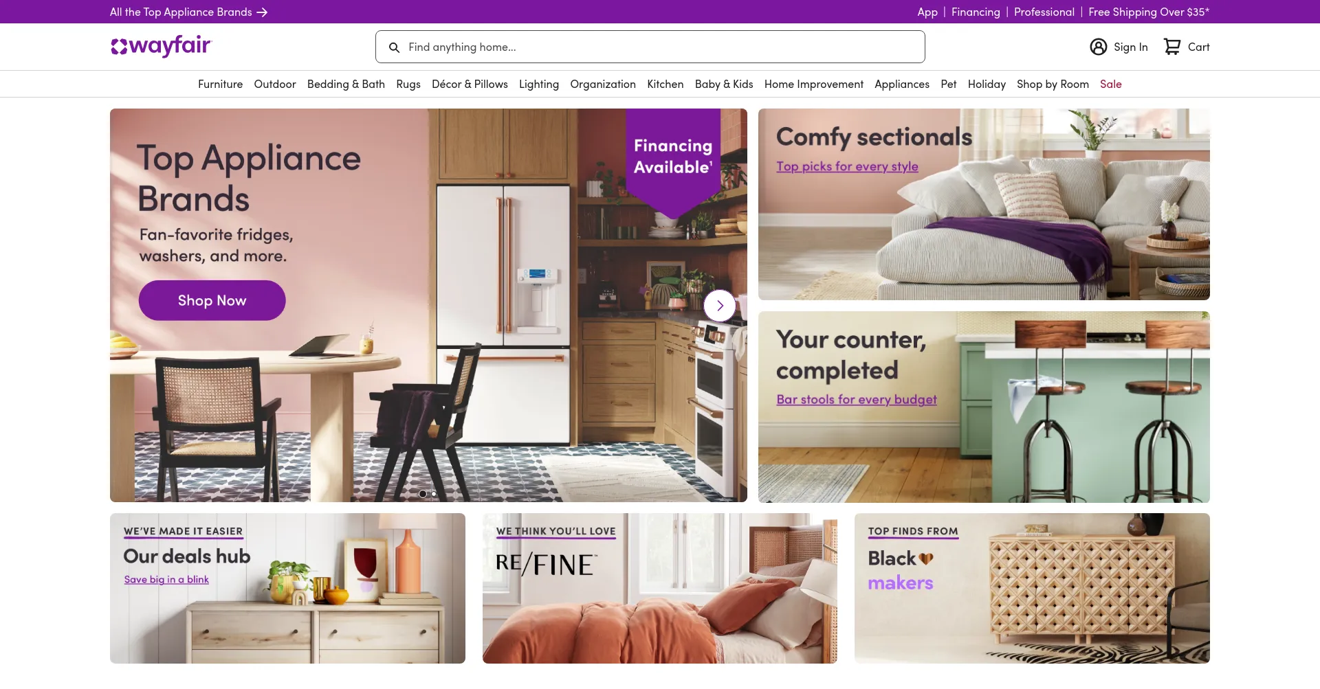¿És Seguro y Confiable Wayfair.com?