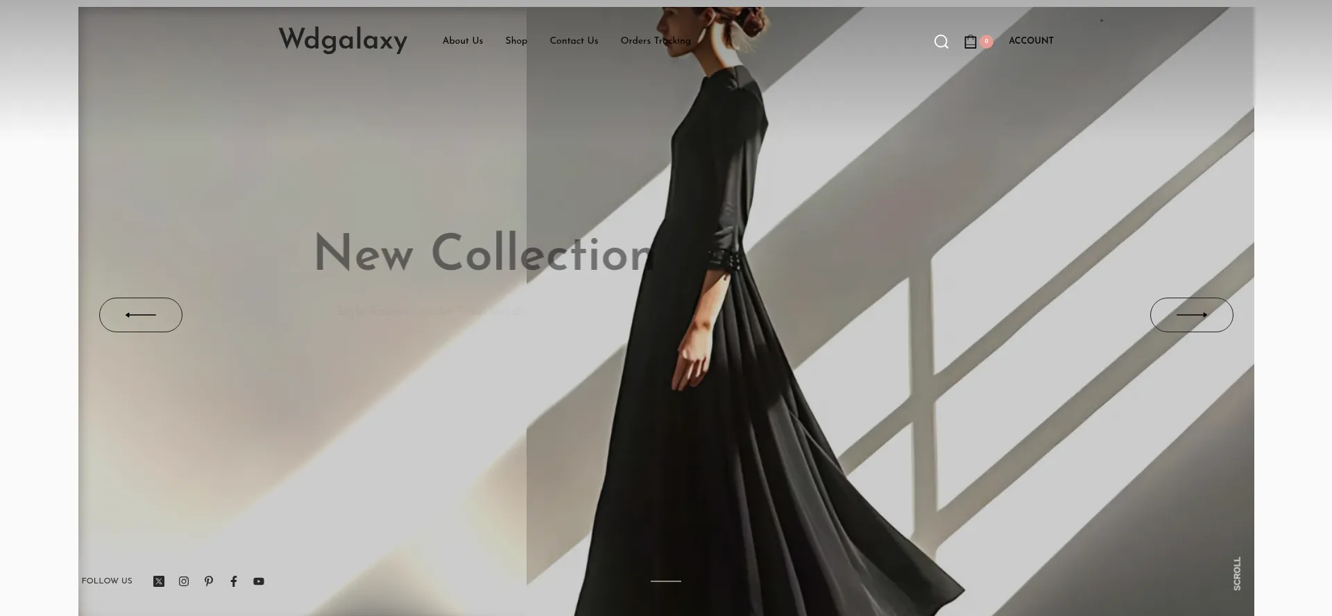 Website screenshot of Wdgalaxy.com