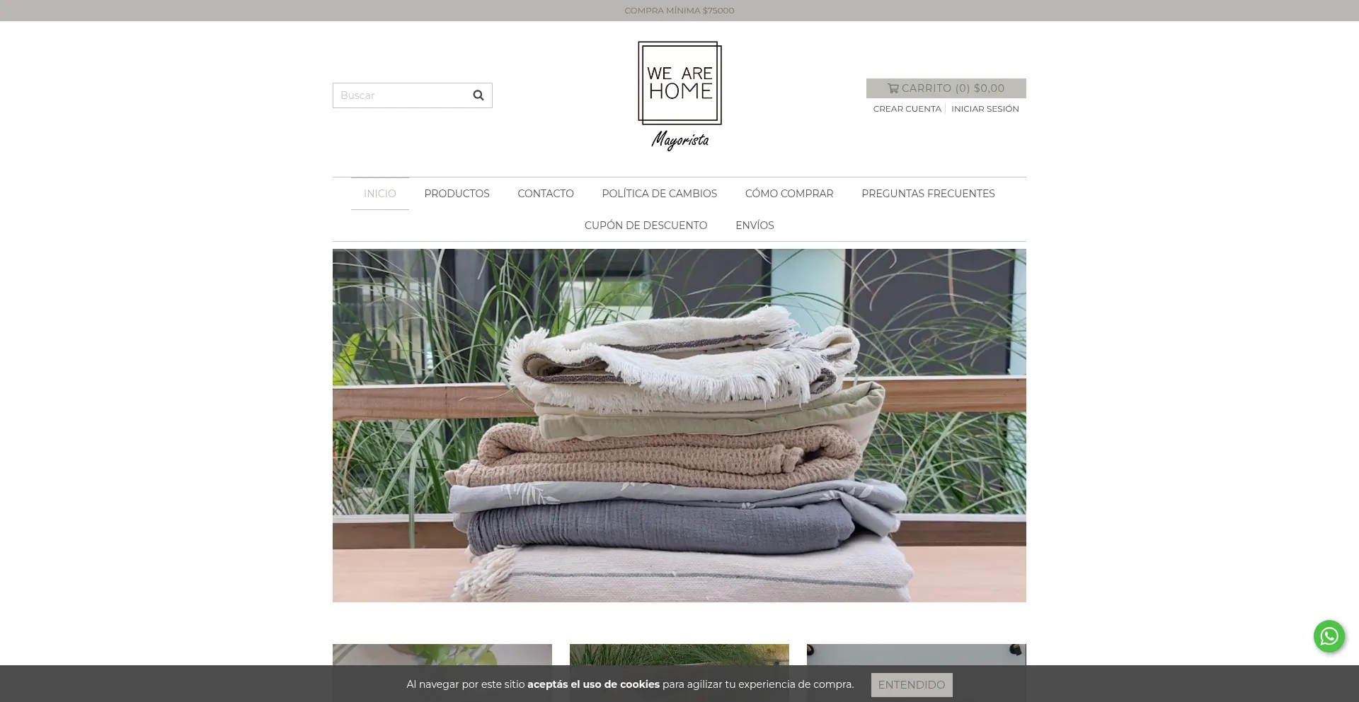 Wearehome.com.ar Screenshot