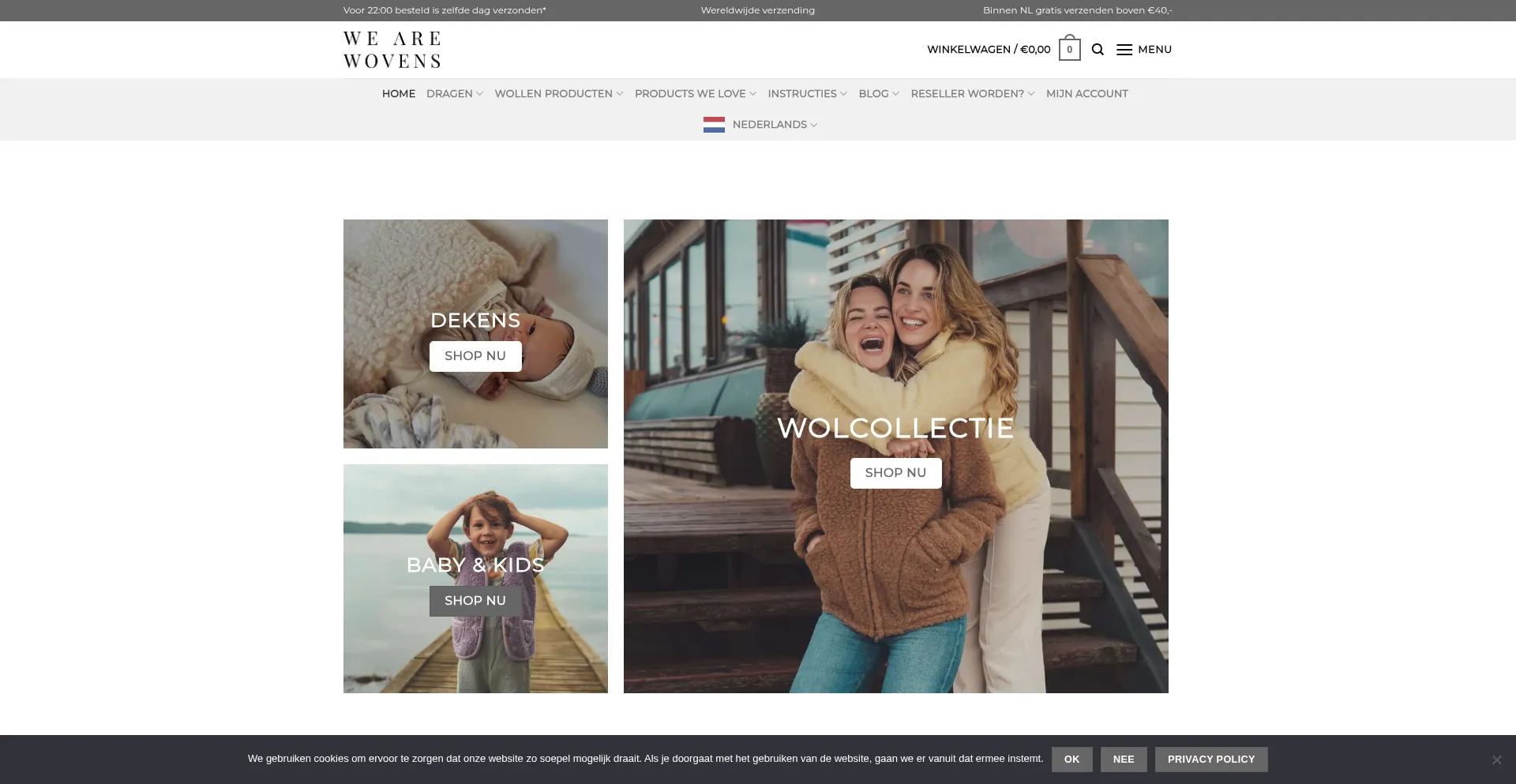 ¿És Seguro y Confiable Wearewovens.nl?
