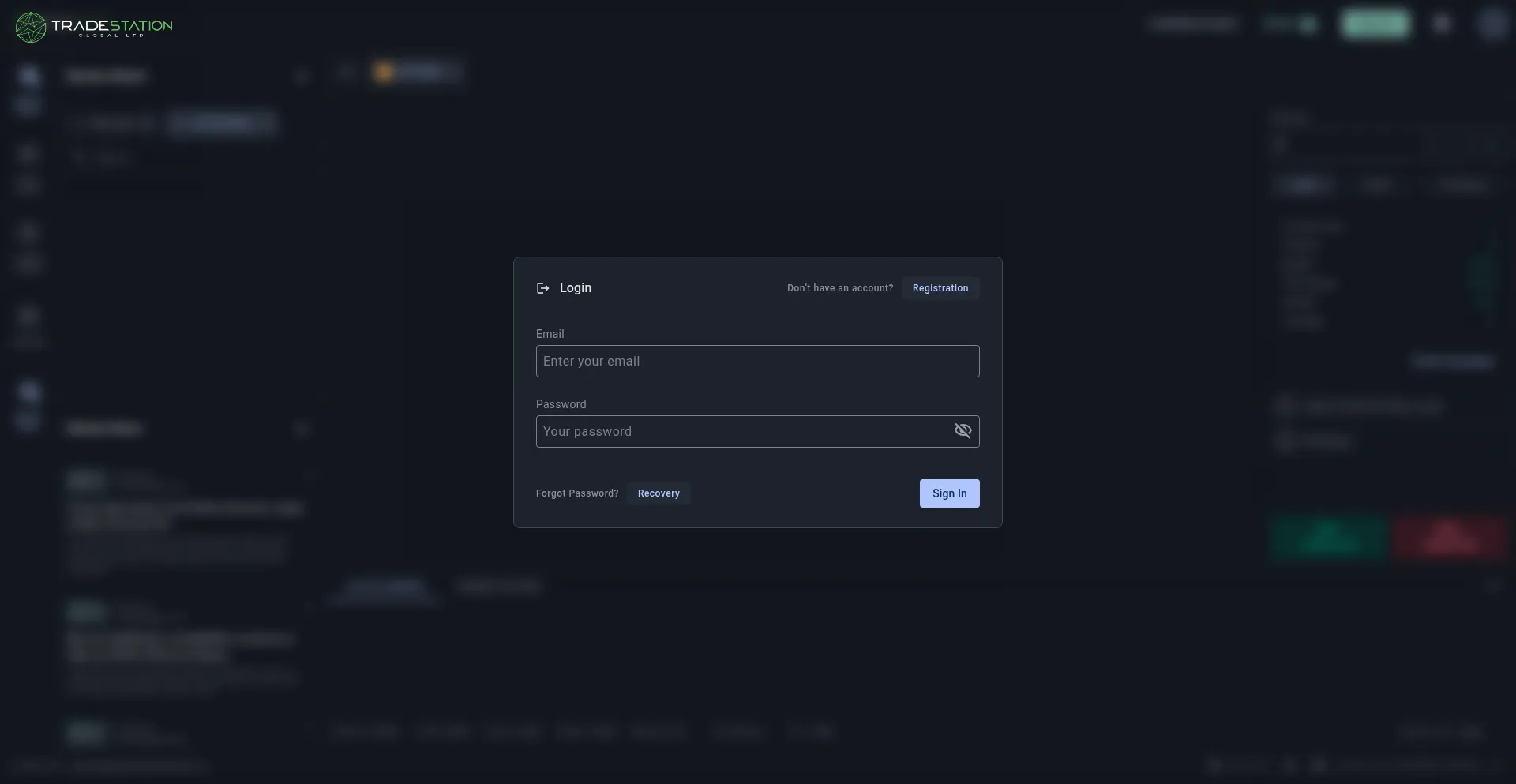 Website screenshot of Web.globaltradestationltd.com