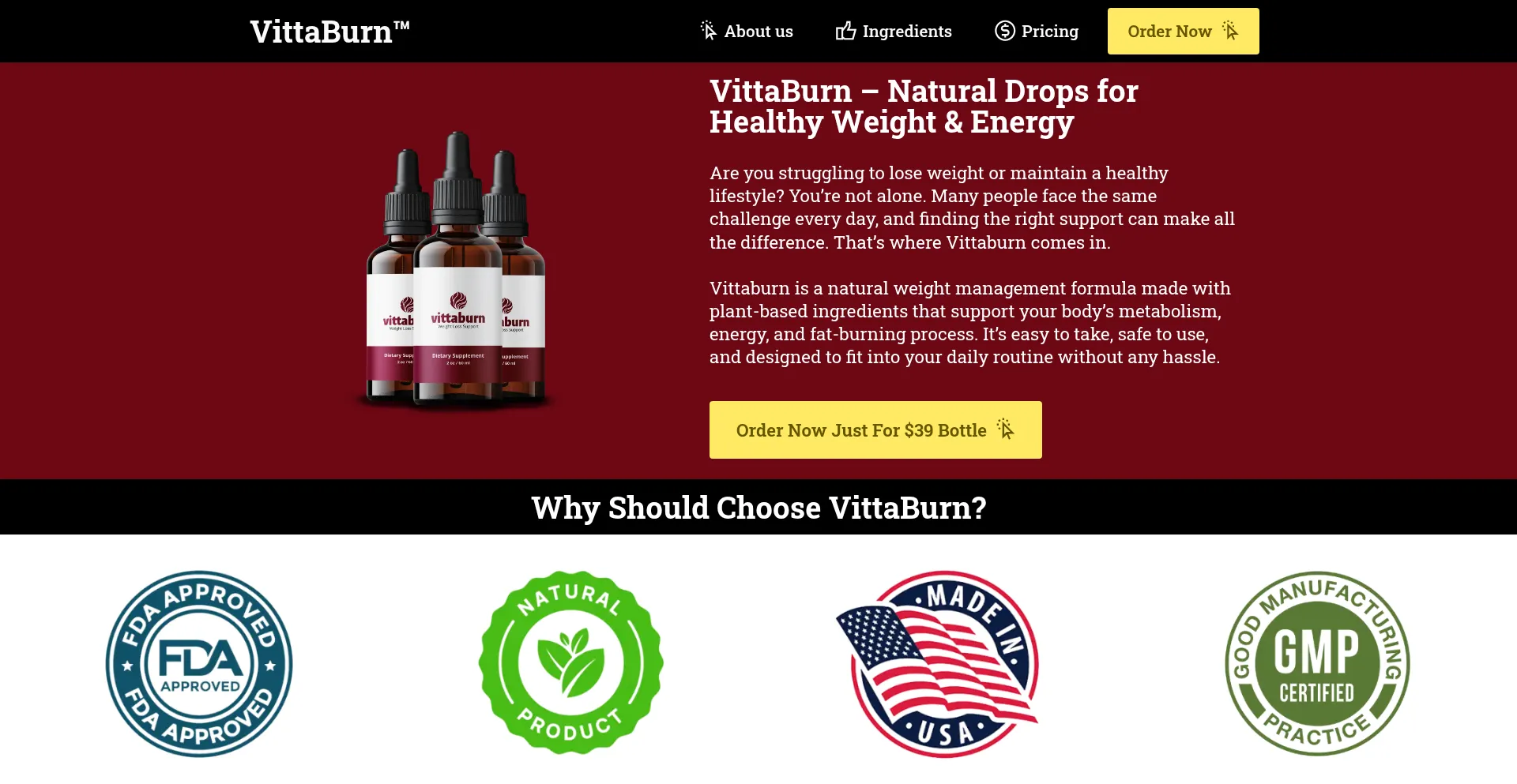 ¿És Seguro y Confiable Web-vittaburn.com?