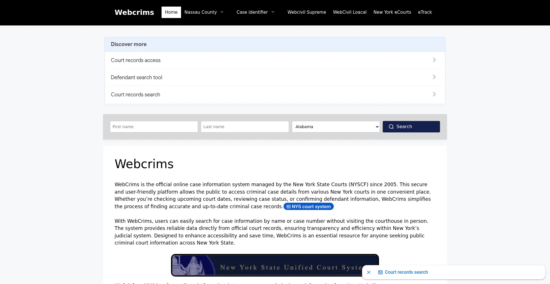 Webcrims-ny.org