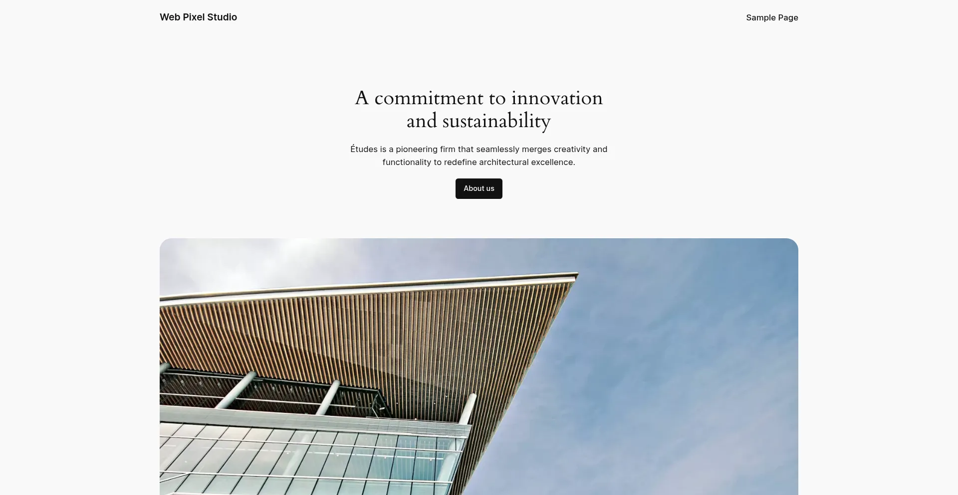 Website screenshot of Webpixelstudio.com