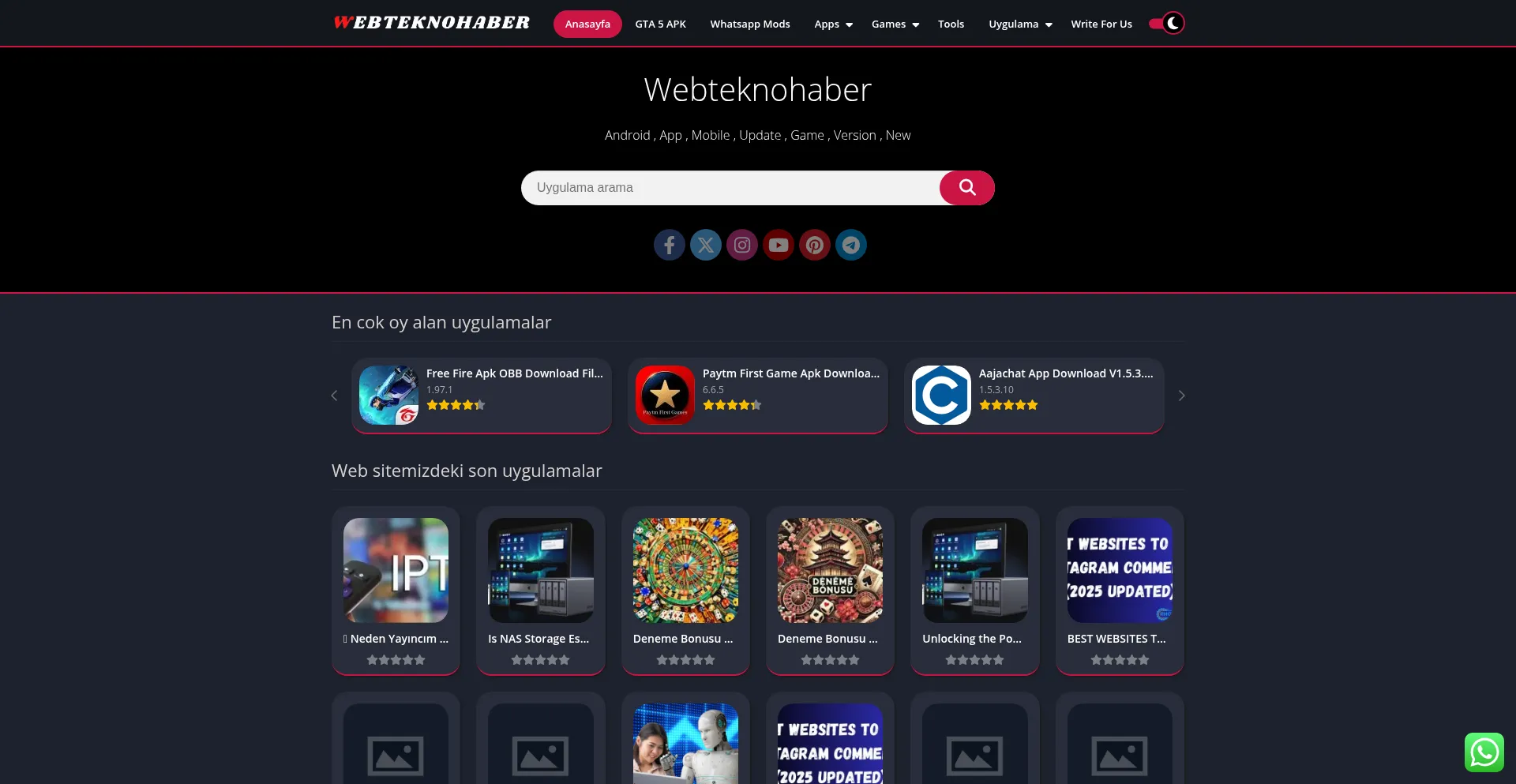 Webteknohaber.org Screenshot