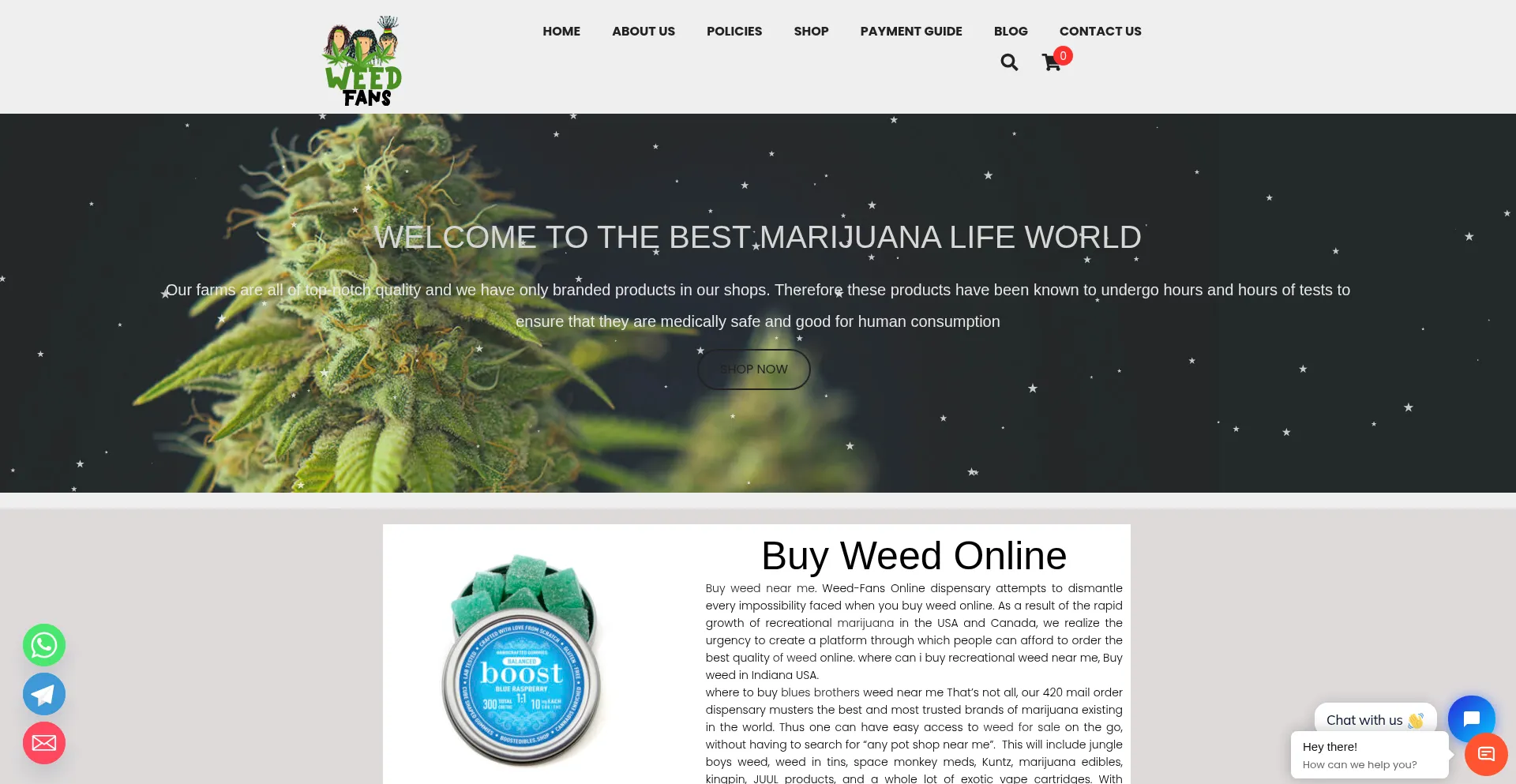 ¿És Seguro y Confiable Weed-fans.com?