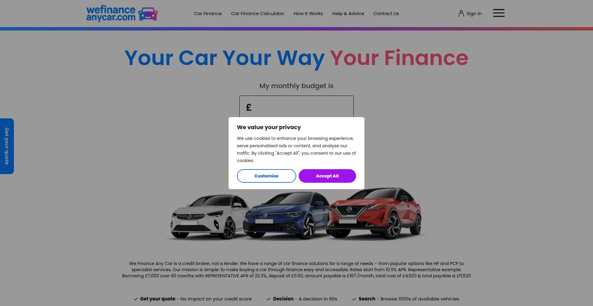 Wefinanceanycar.com
