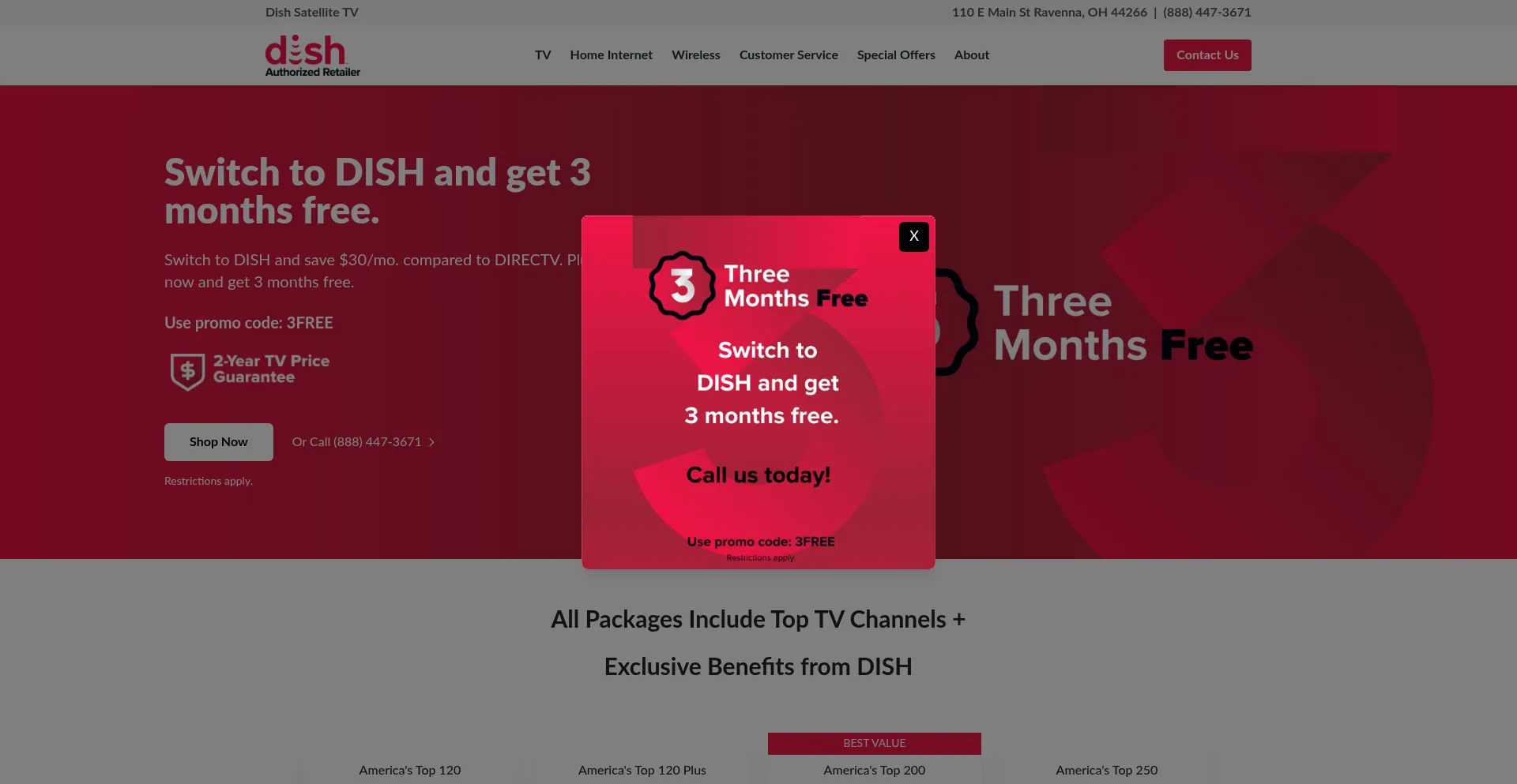 Website screenshot of Weknowdish.com