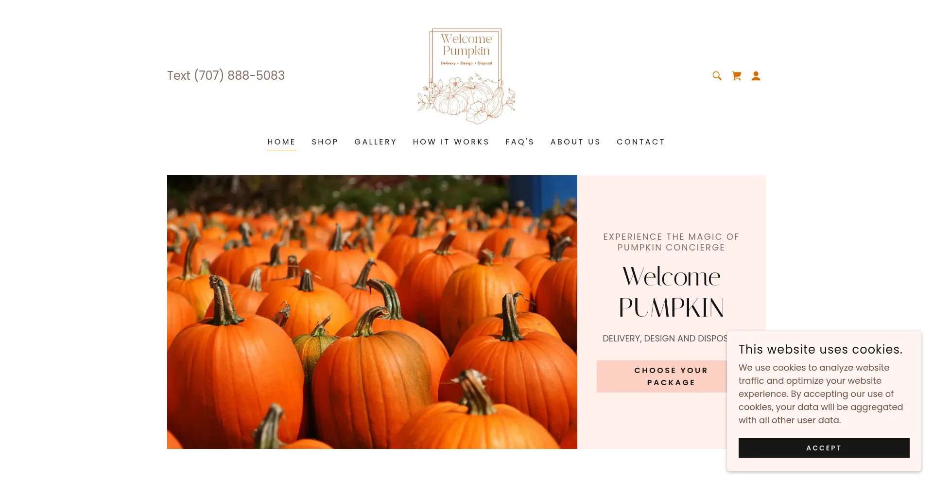 ¿És Seguro y Confiable Welcomepumpkin.com?