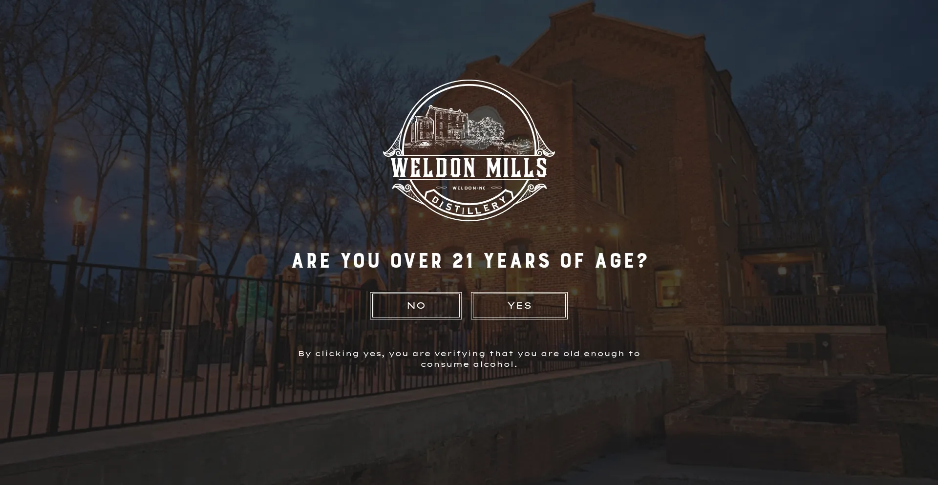 Website screenshot of Weldonmills.com