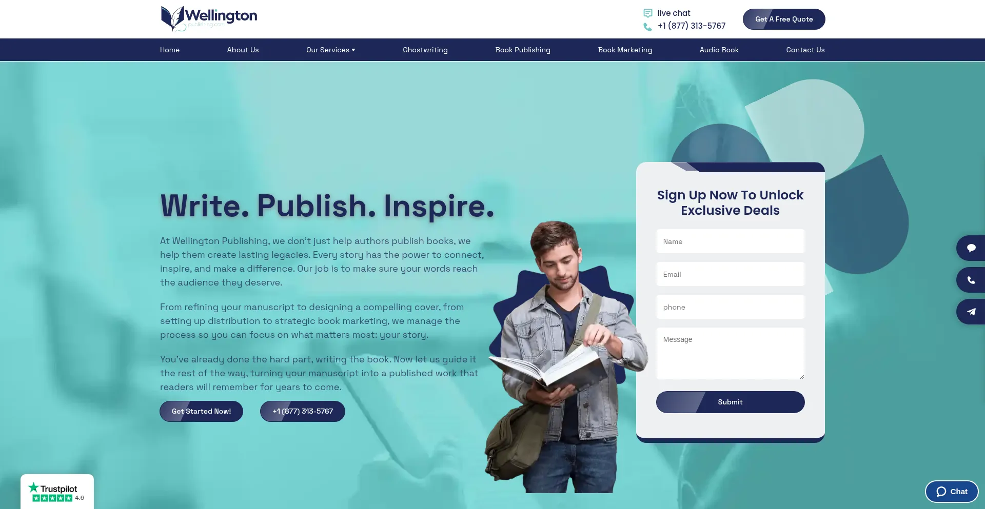 ¿És Seguro y Confiable Wellingtonpublishing.com?