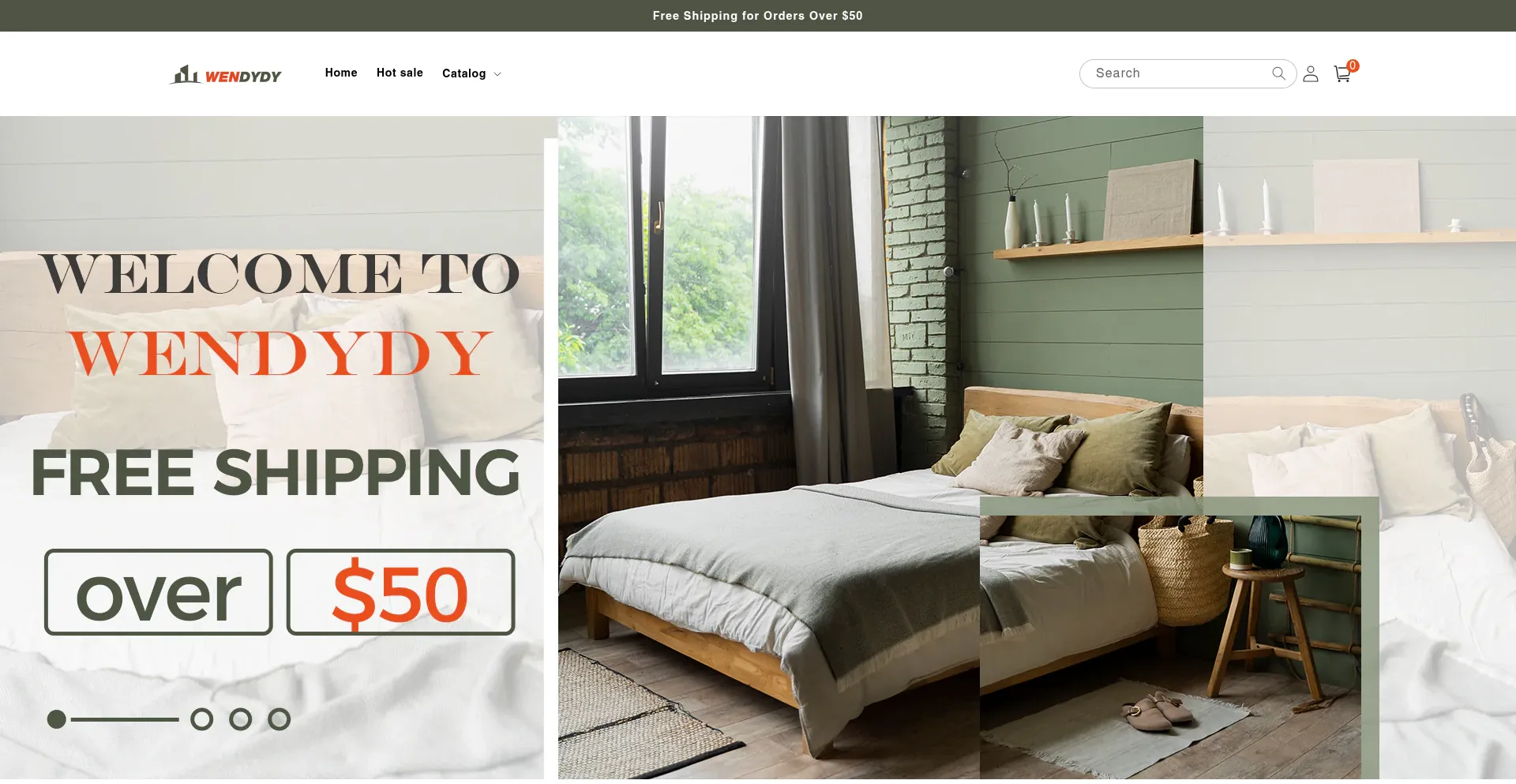 Website screenshot of Wendydy.com