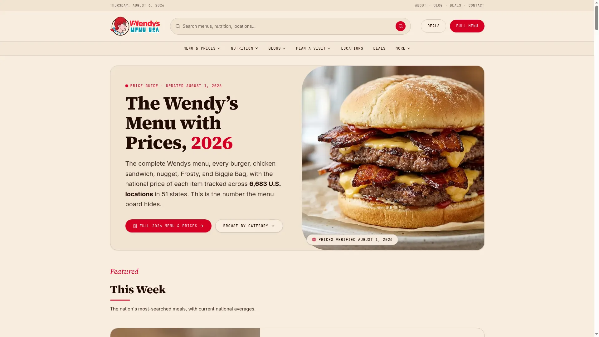 Wendys-menus.us