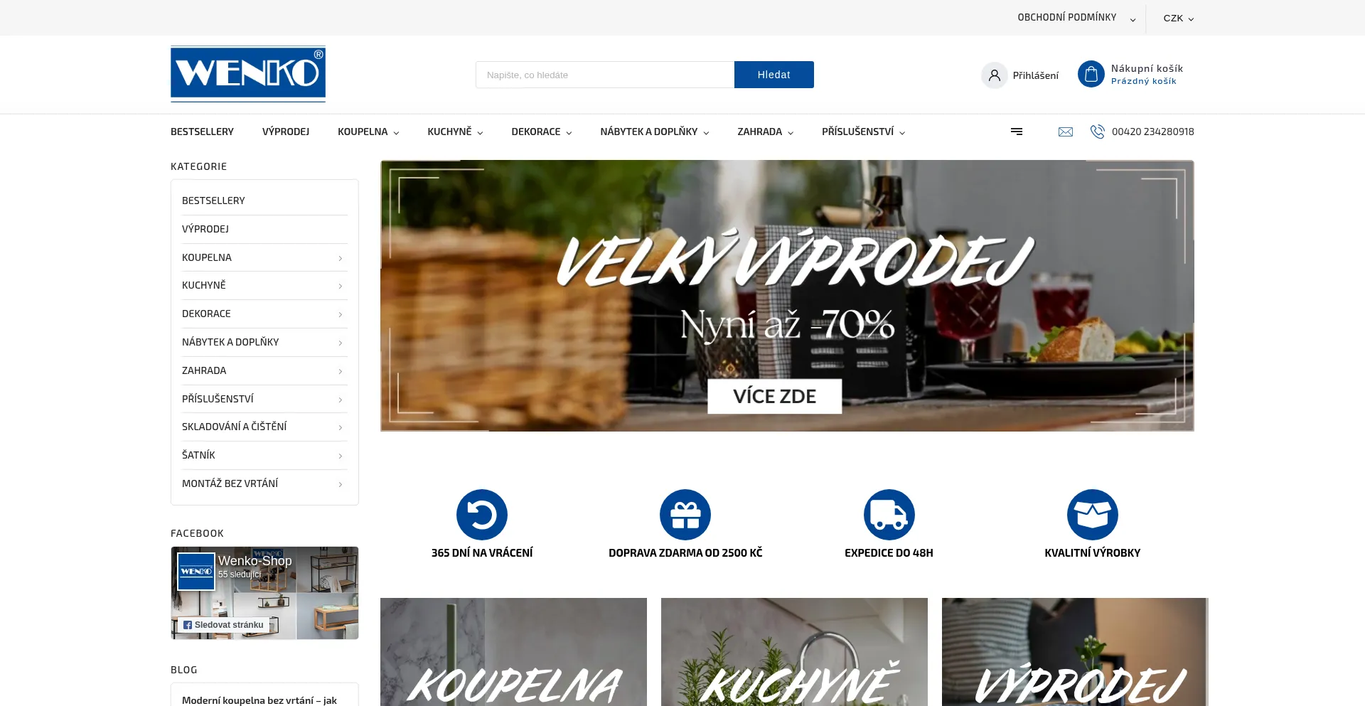 ¿És Seguro y Confiable Wenko-shop.cz?