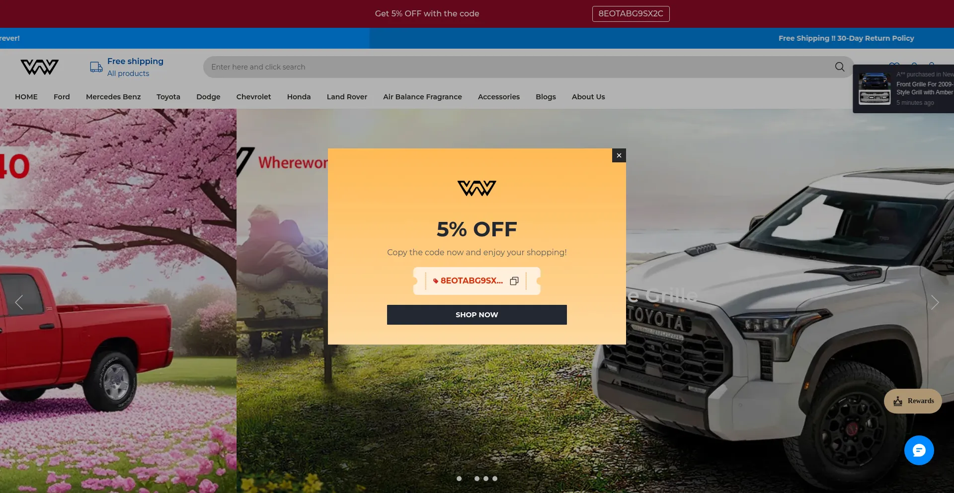 Website screenshot of Wherewon.com