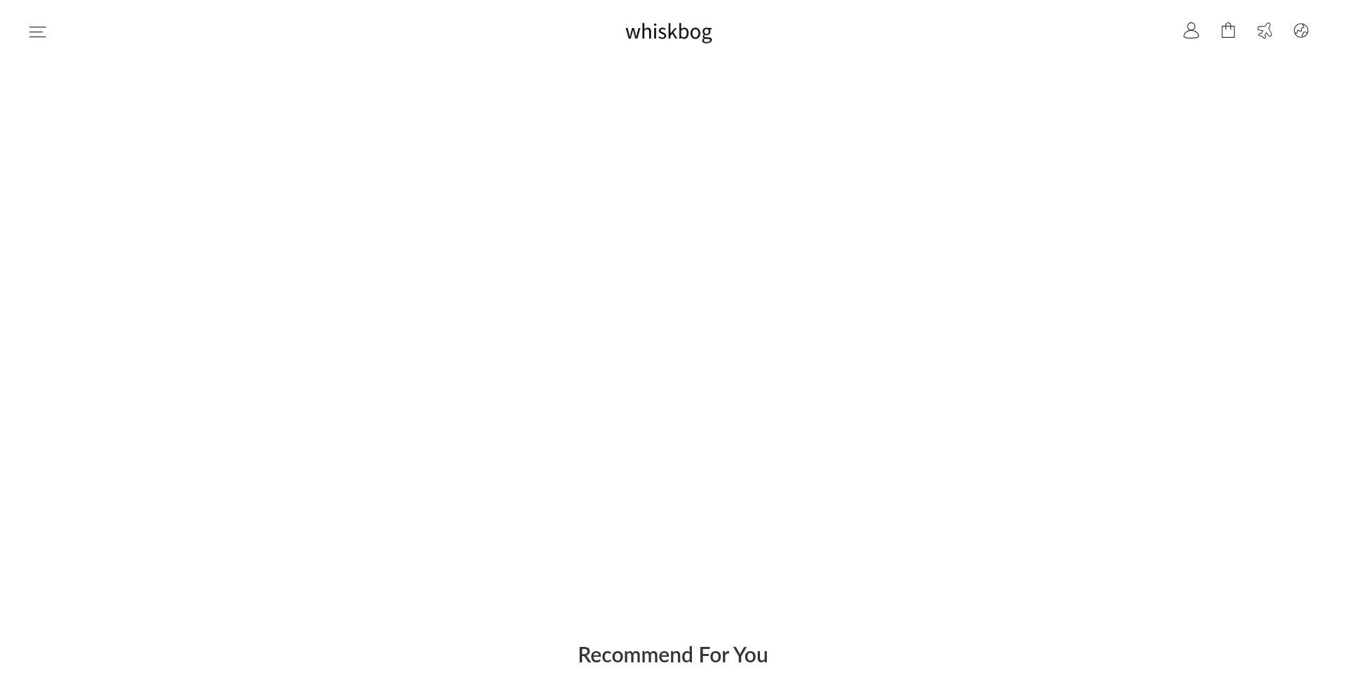 Website screenshot of Whiskbog.com