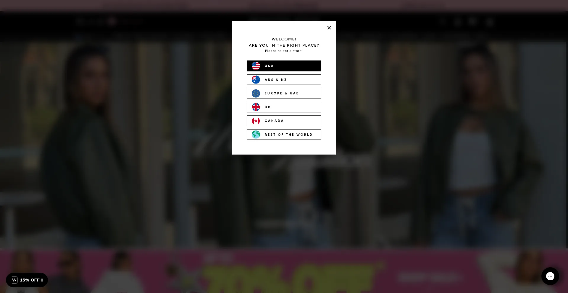 Website screenshot of Whitefoxboutique.com.au