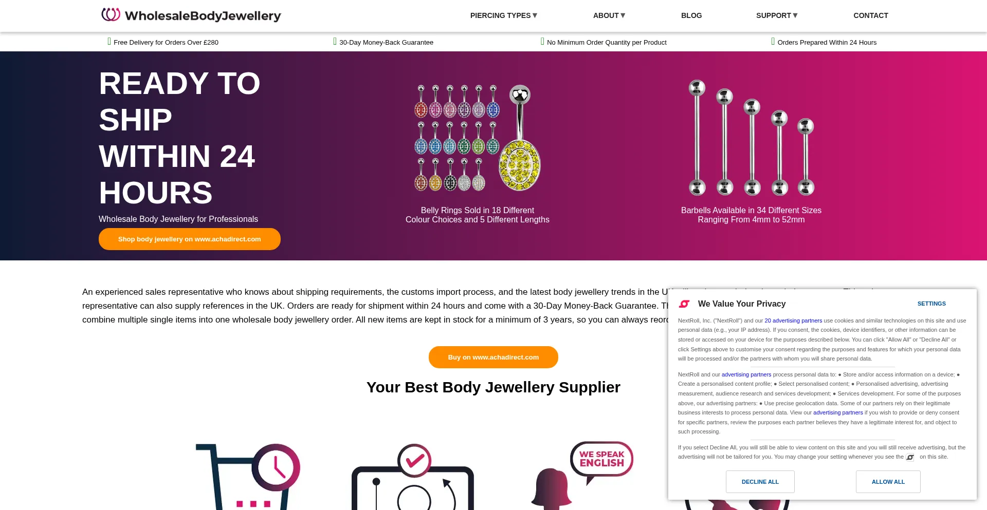 Wholesalebodyjewellery.co.uk