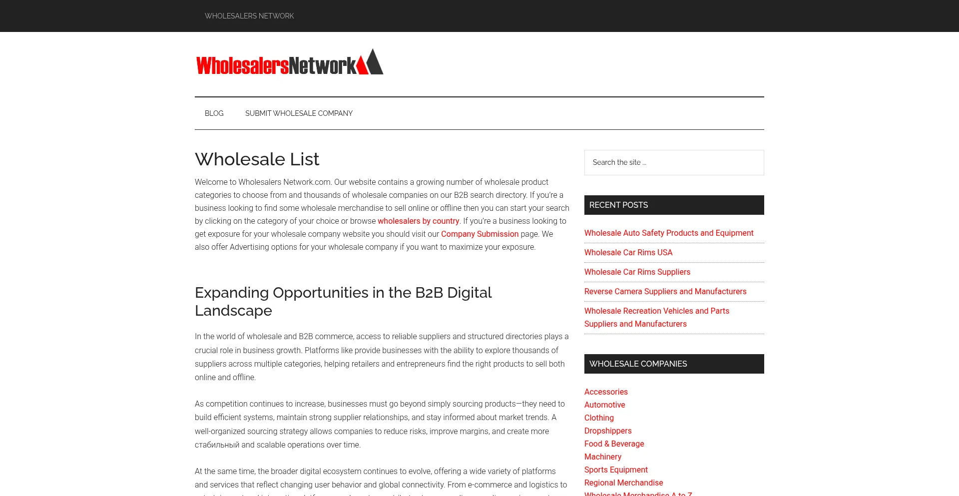 Wholesalersnetwork.com