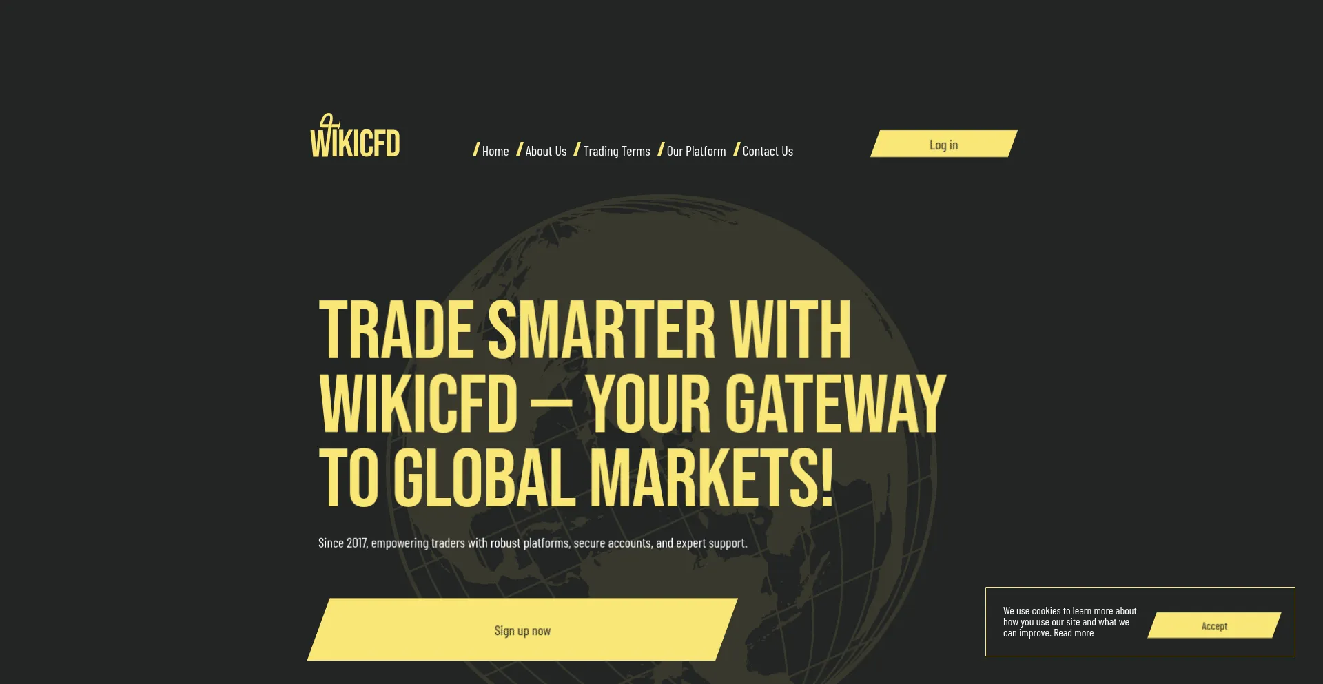 Website screenshot of Wikicfd.com