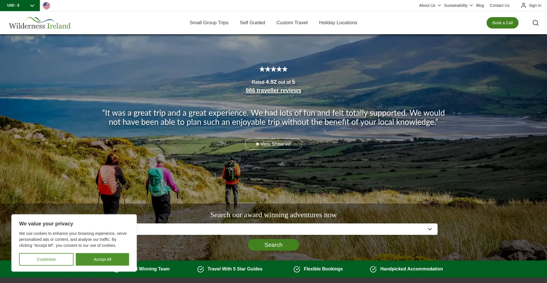¿És Seguro y Confiable Wildernessireland.com?