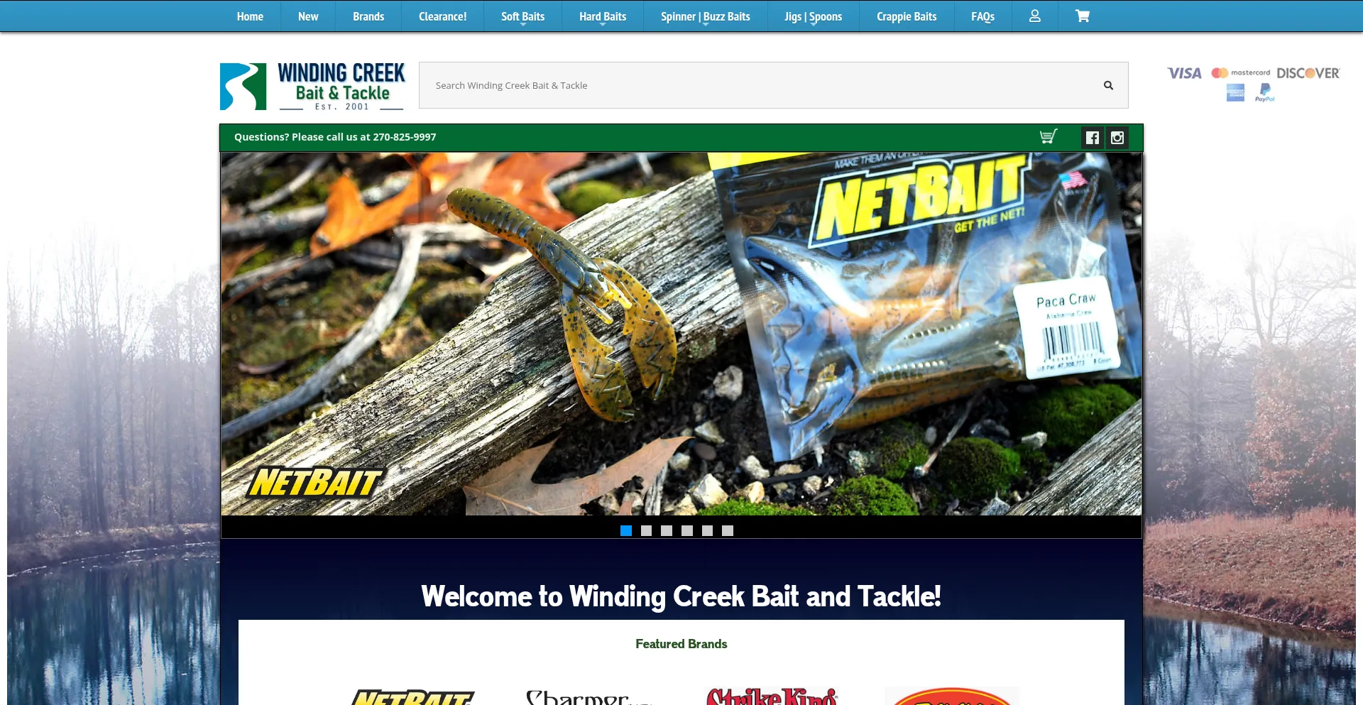 ¿És Seguro y Confiable Windingcreekbait.com?