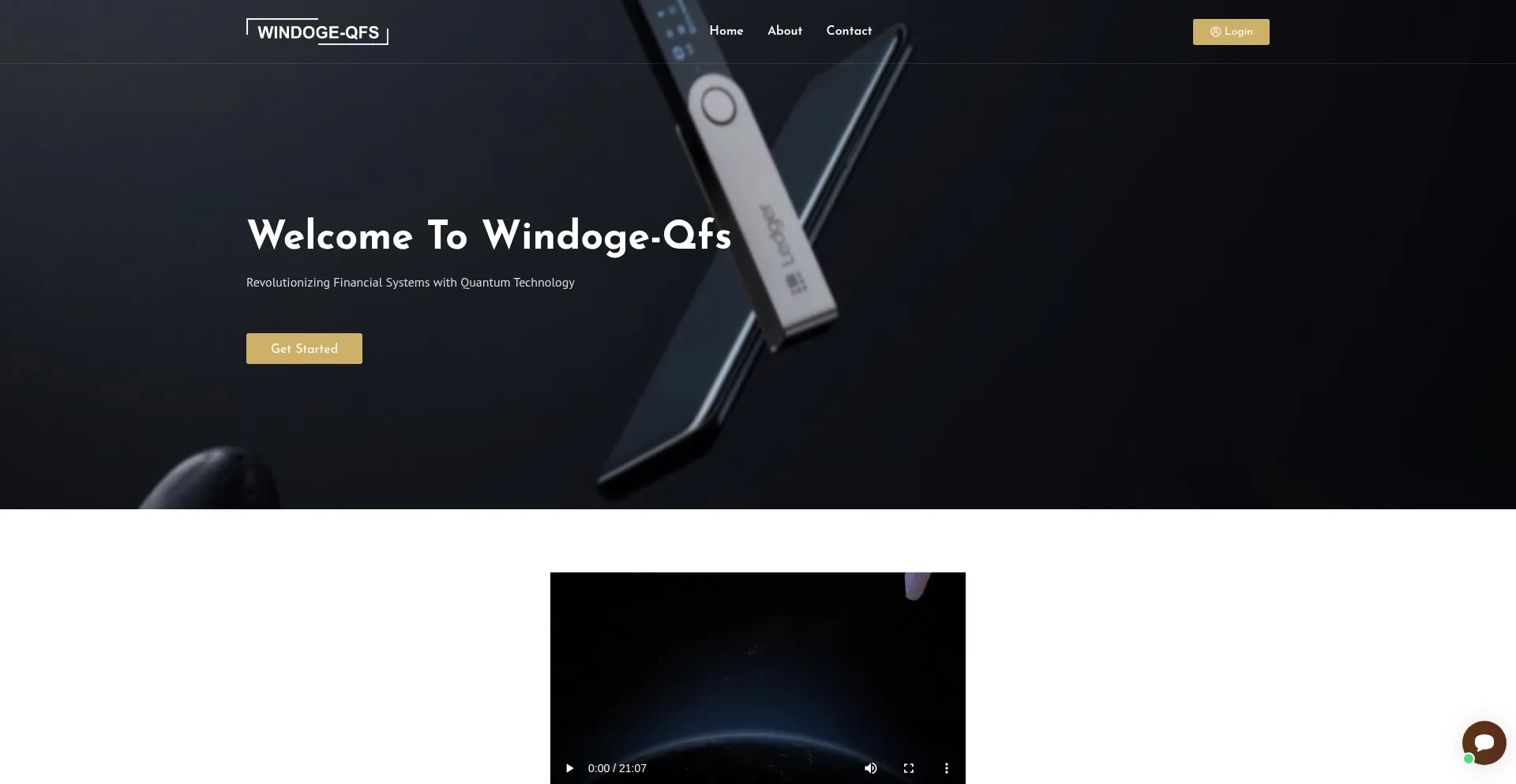 Website screenshot of Windoge-qfs.com