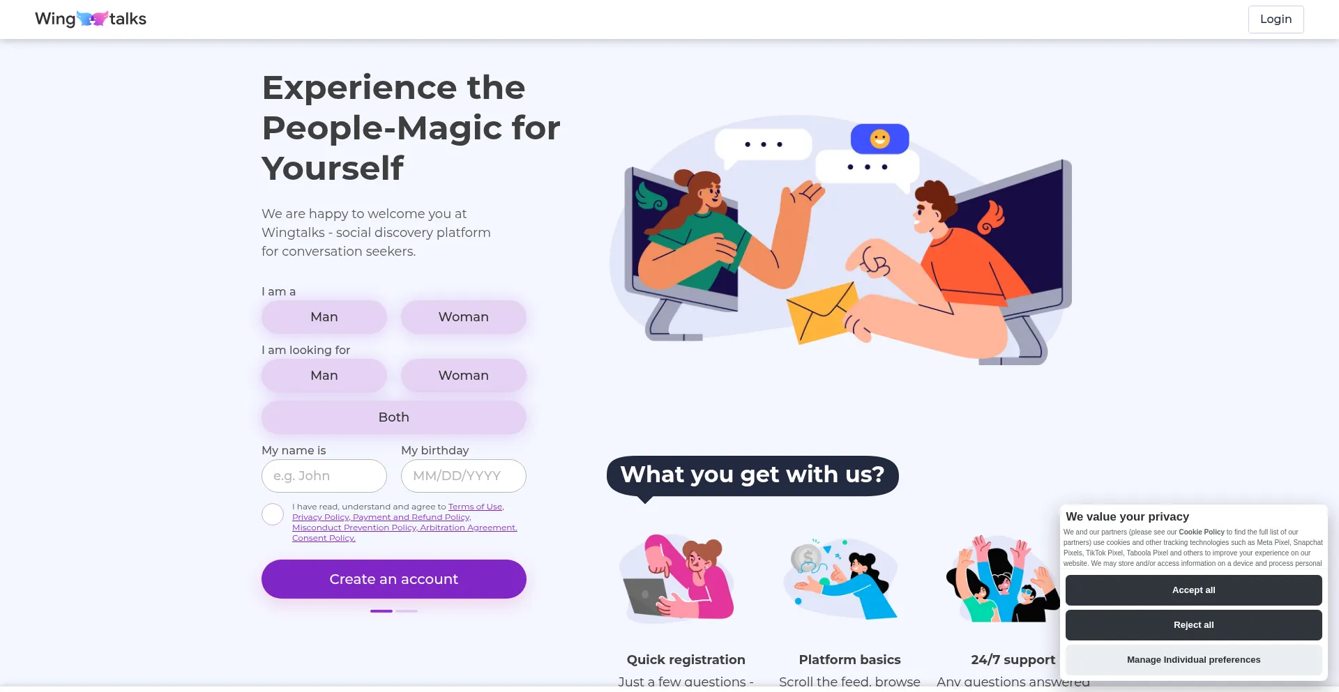 ¿És Seguro y Confiable Wingtalks.com?