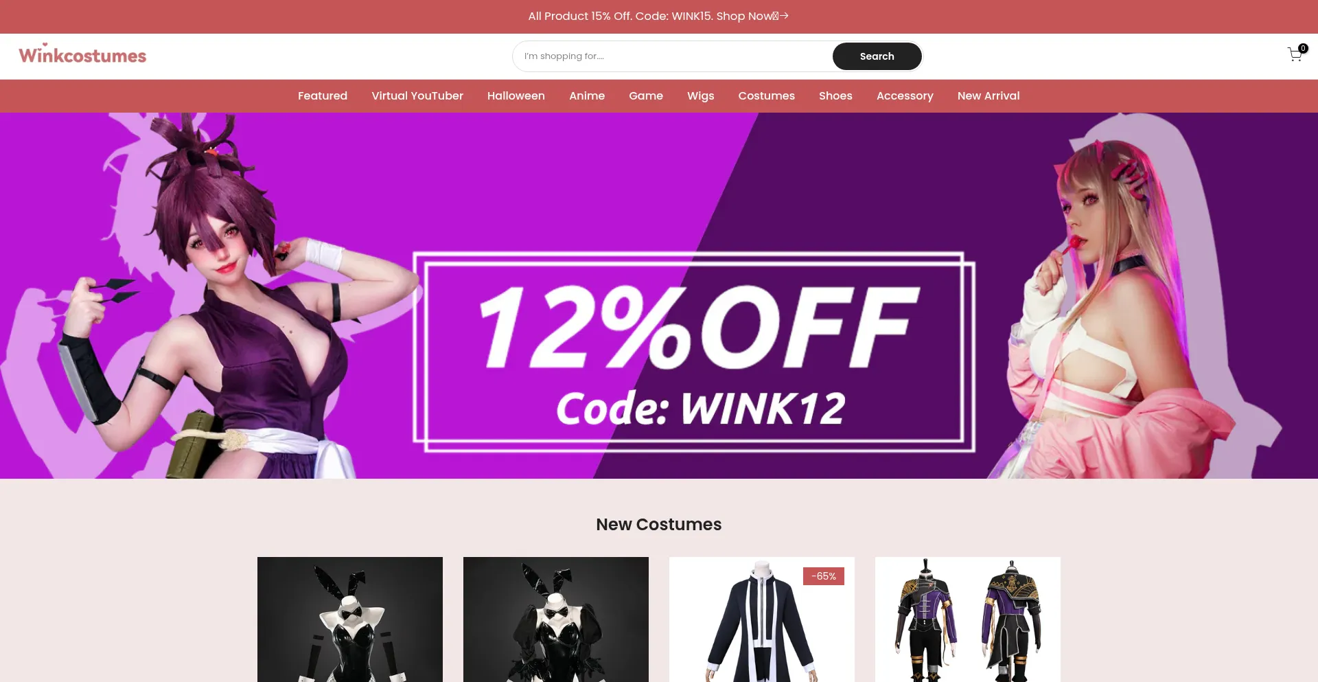¿És Seguro y Confiable Winkcostumes.com?