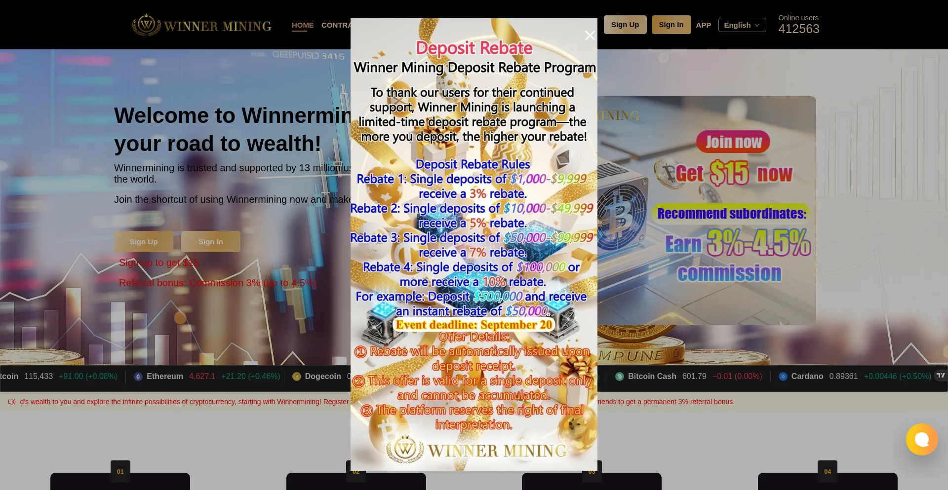 ¿És Seguro y Confiable Winnermining.vip?