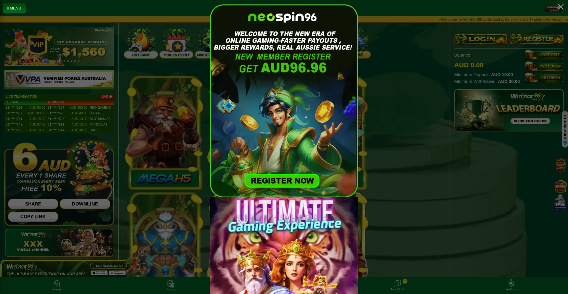 Winstar96au.com