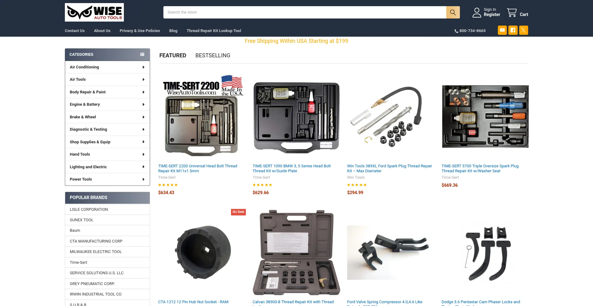 ¿És Seguro y Confiable Wiseautotools.com?