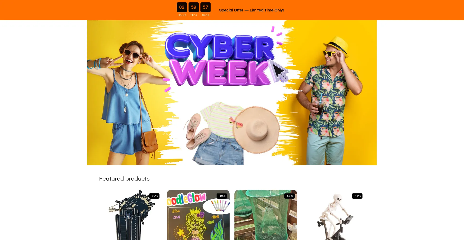 Website screenshot of Wishure.com