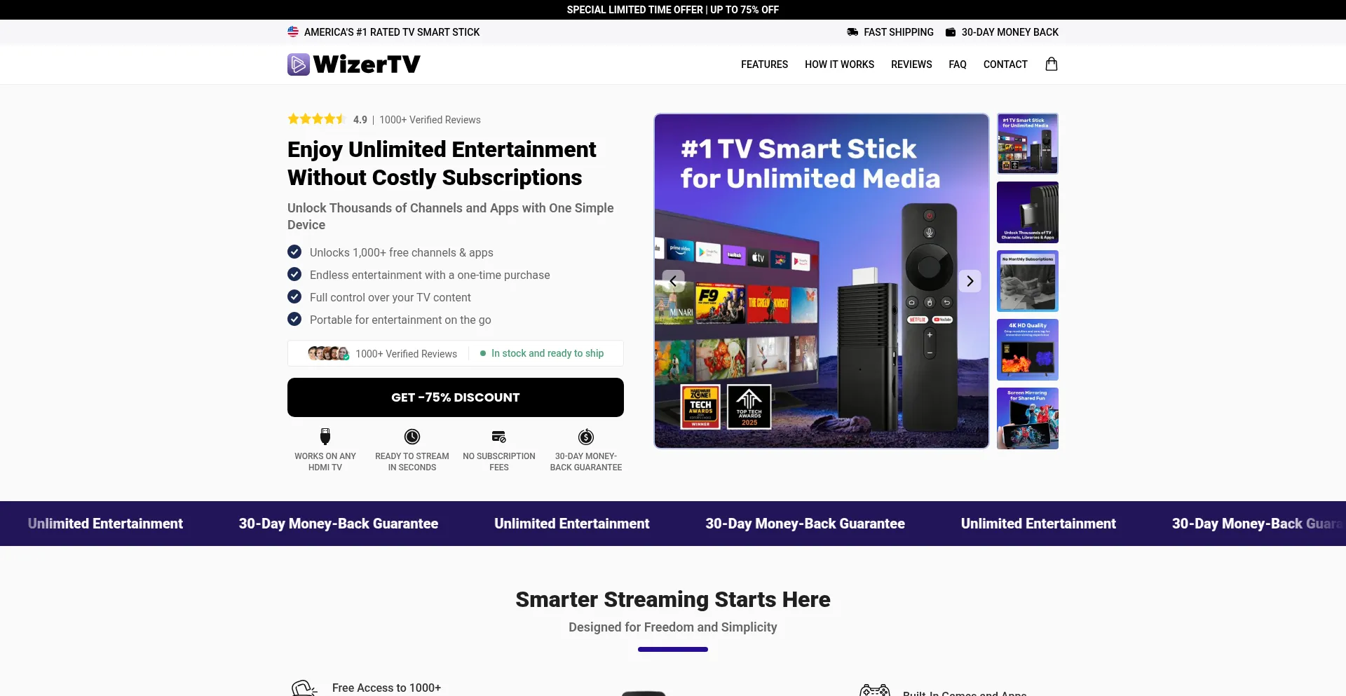 Wizertv.com Screenshot