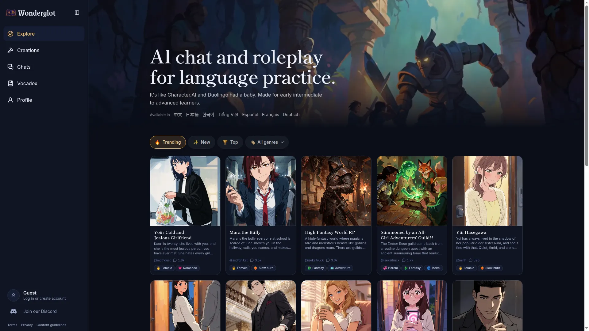 Wonderglot.com