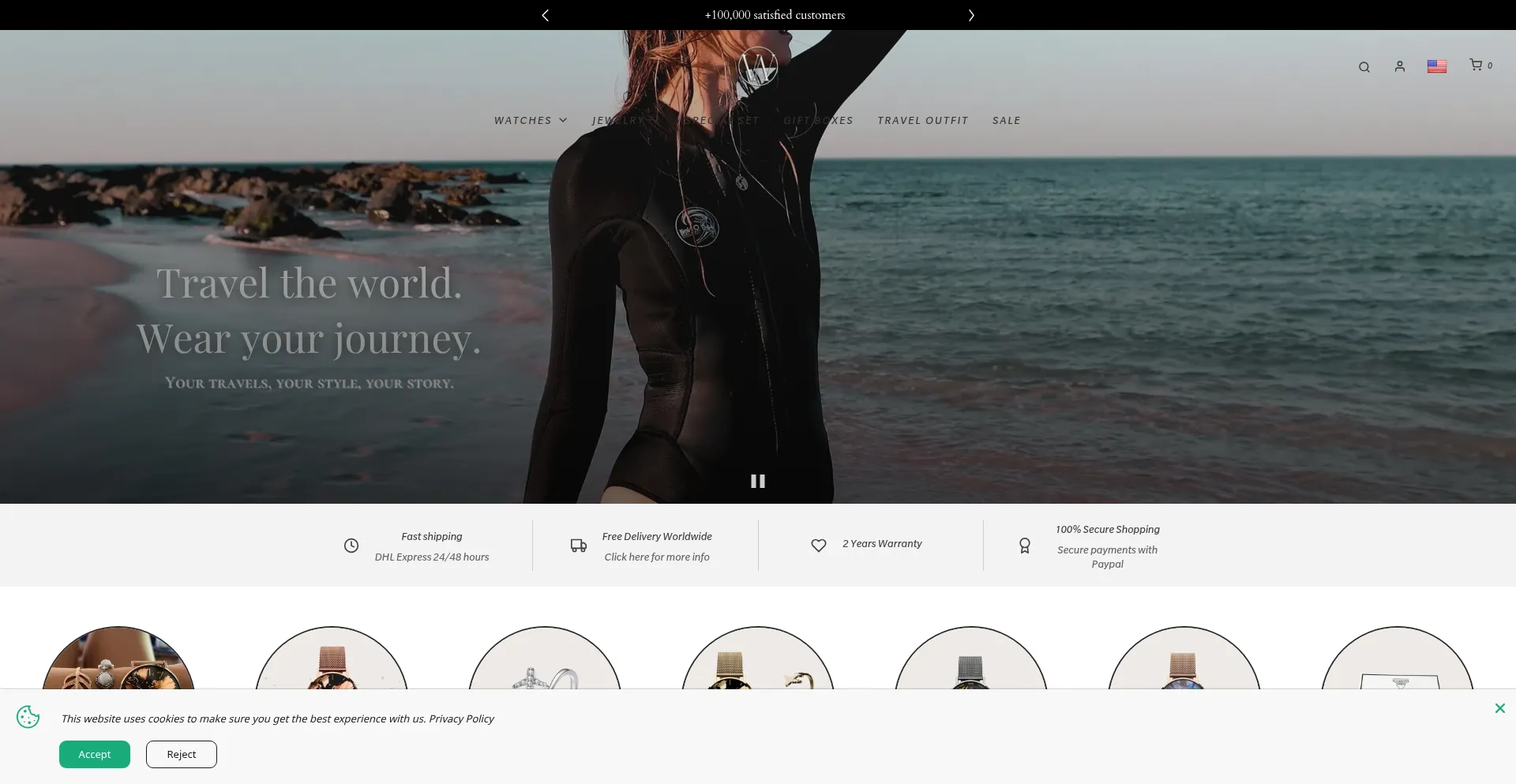 Website screenshot of Woodstockzambon.com