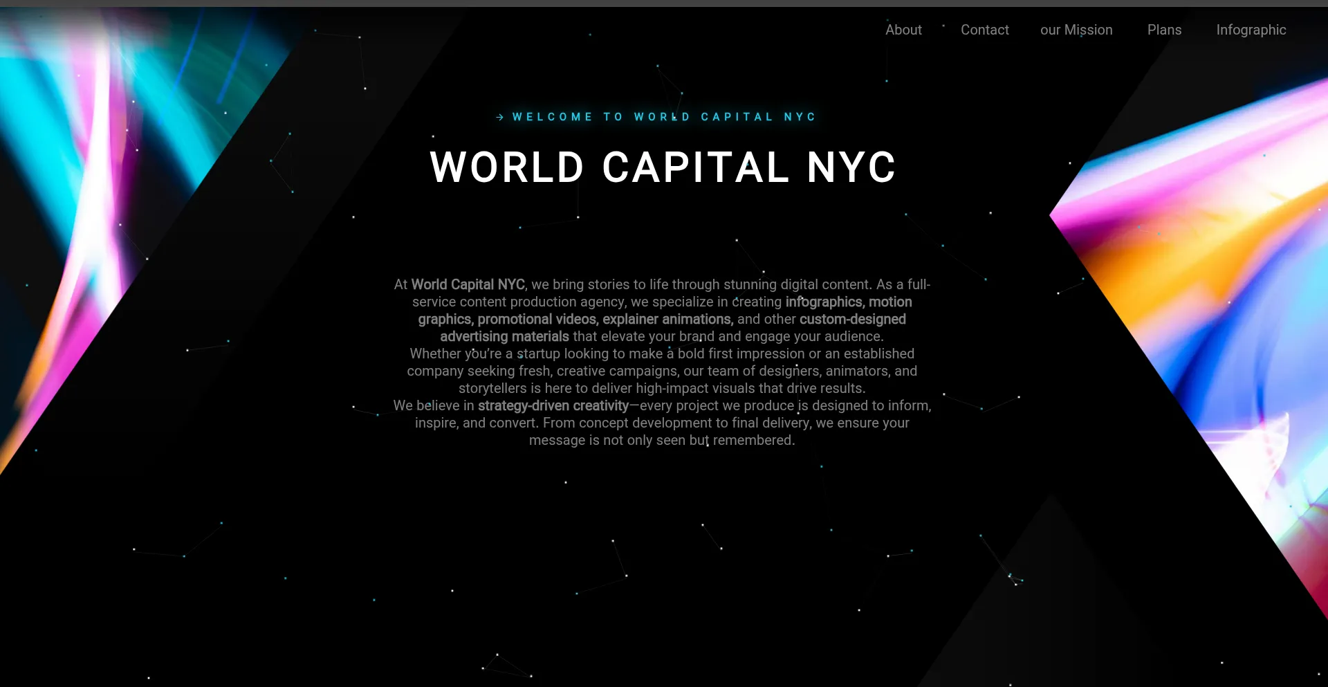 Website screenshot of Worldcapital.nyc
