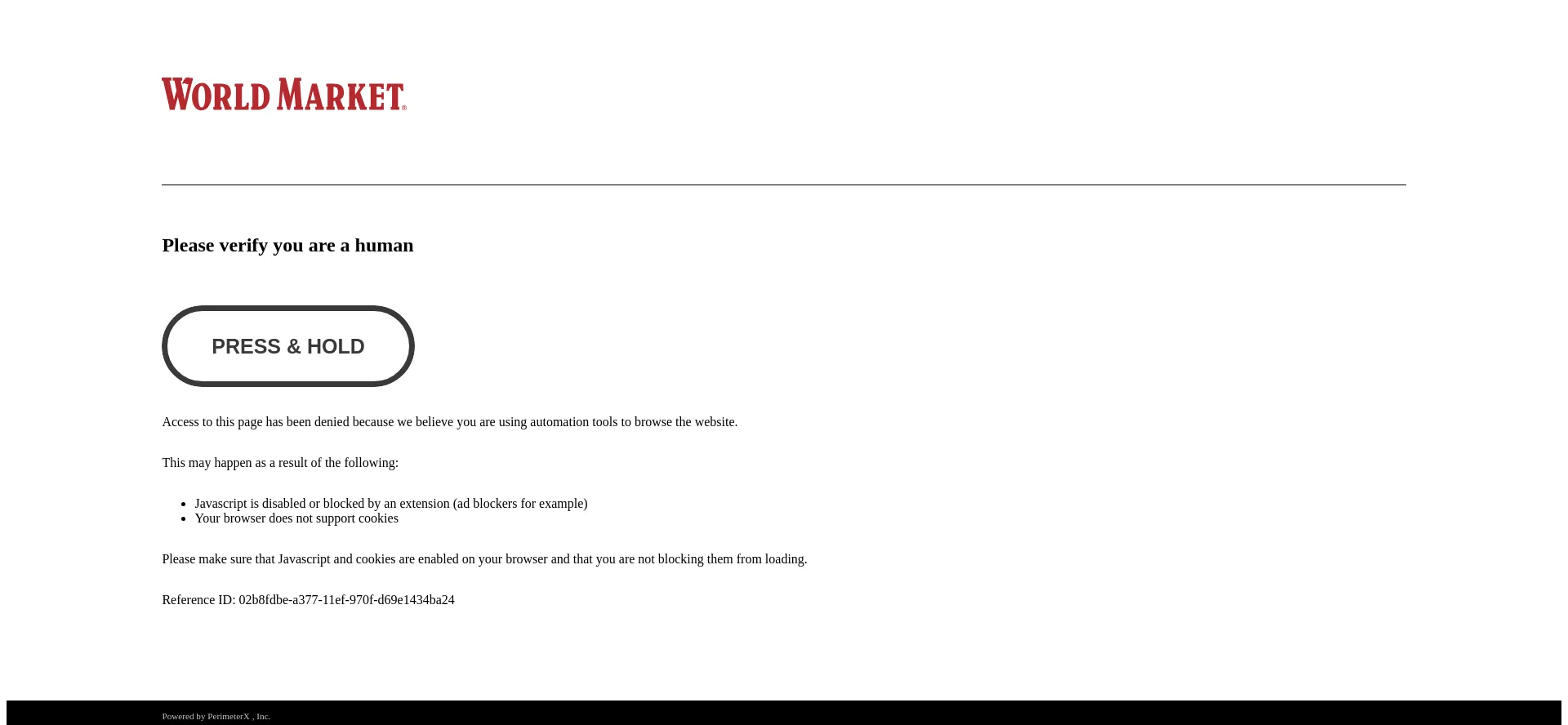 Worldmarket.com Screenshot