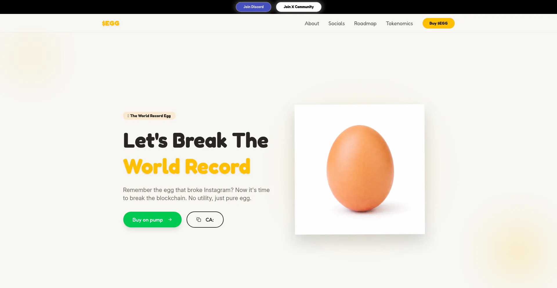 Worldrecordeggpump.fun