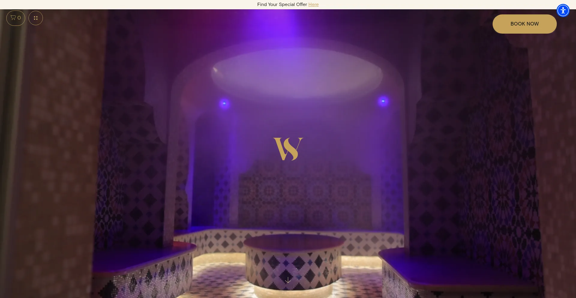 Website screenshot of Worldspa.com