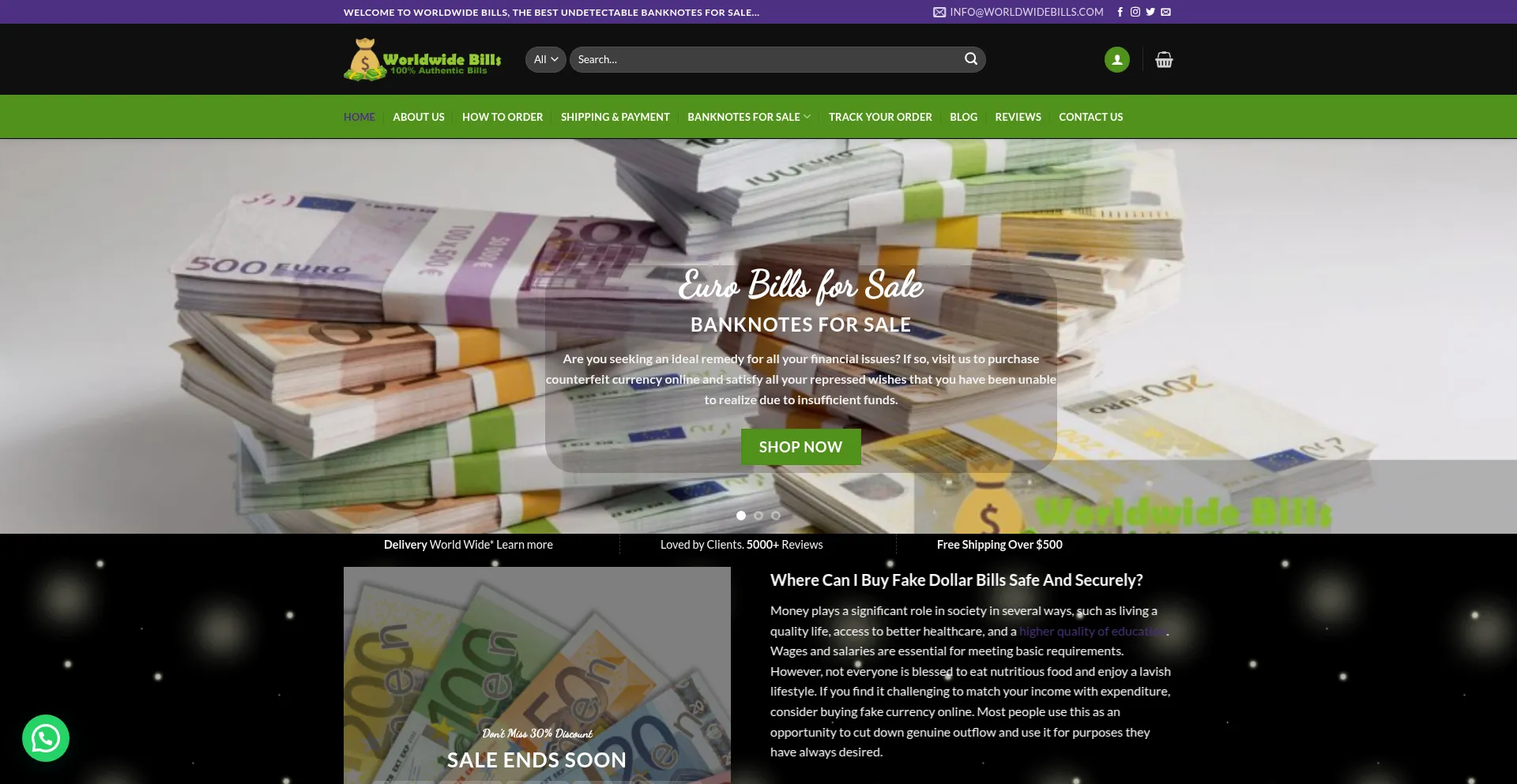 Worldwidebills.com Screenshot