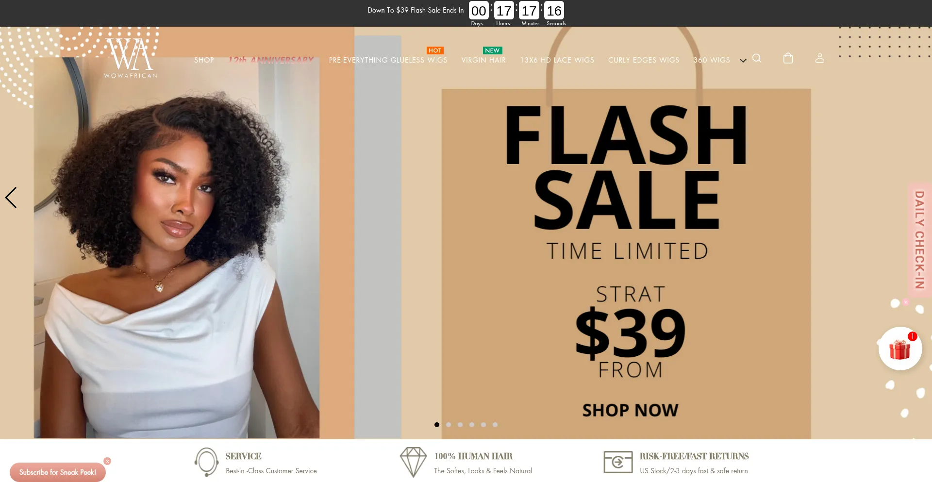Wowafrican.com Screenshot