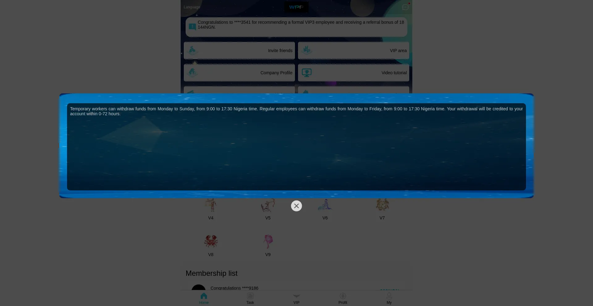 Website screenshot of Wpp0909.com