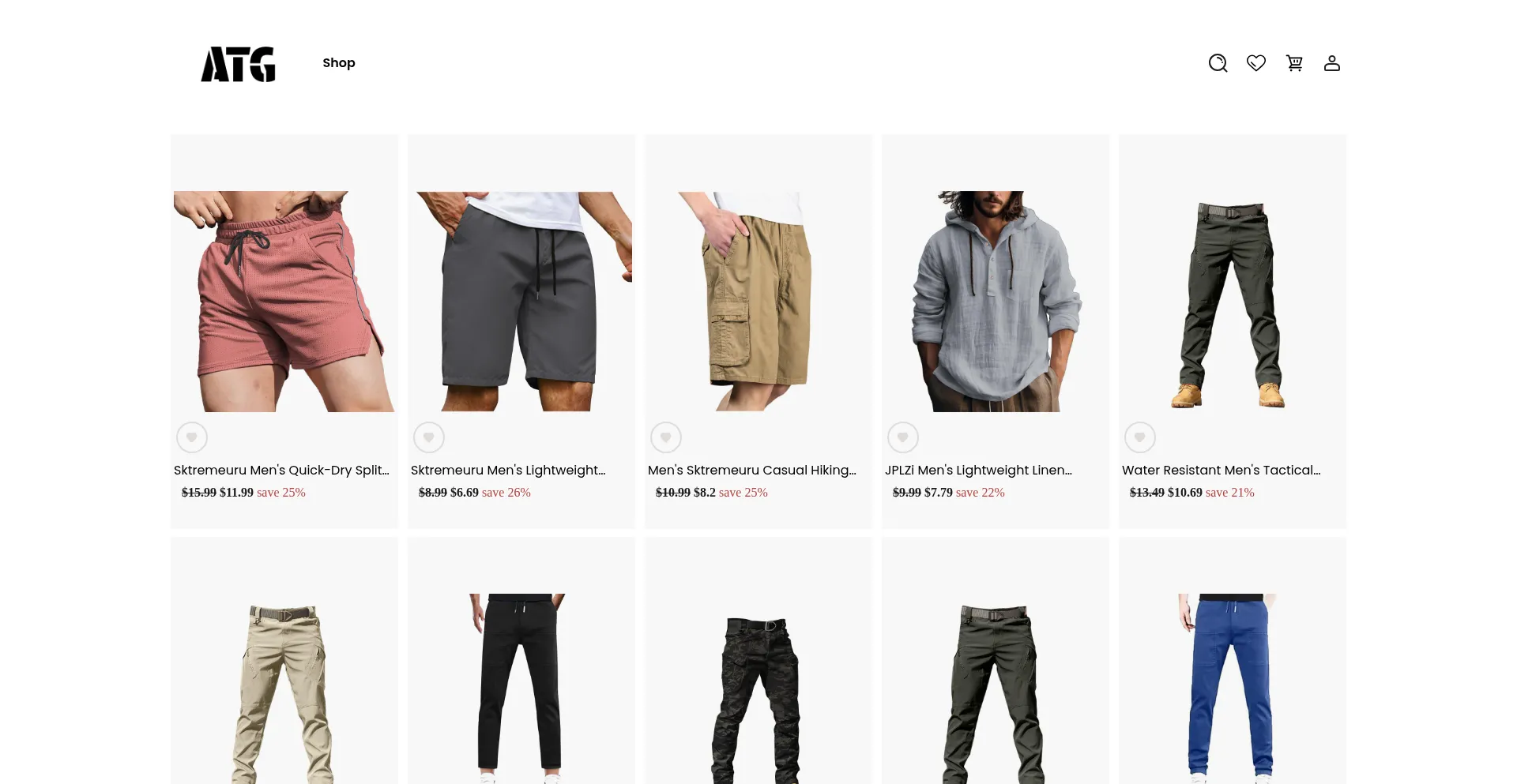 Website screenshot of Wrangleroutdoor.shop