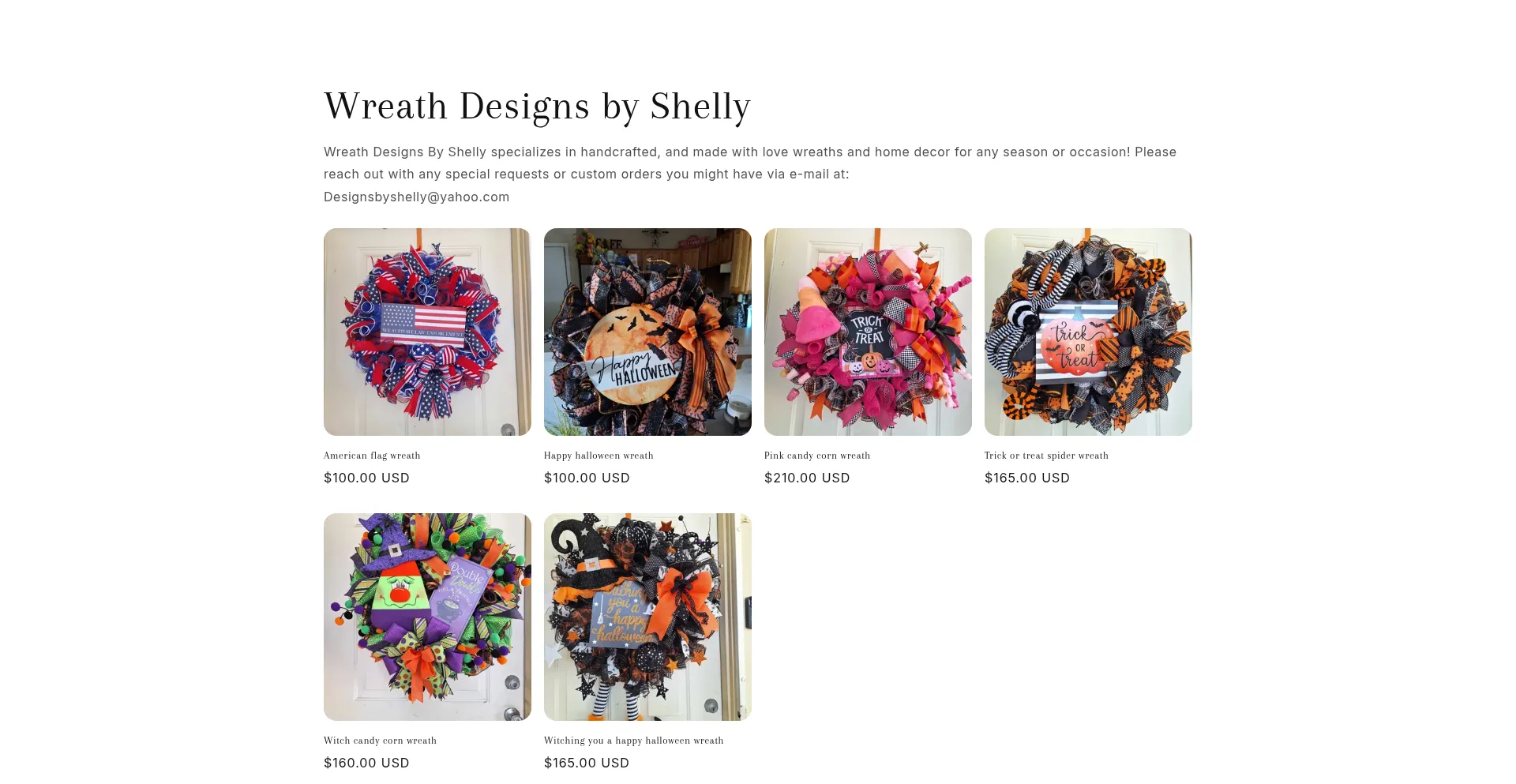 Wreathdesignsbyshelly.com